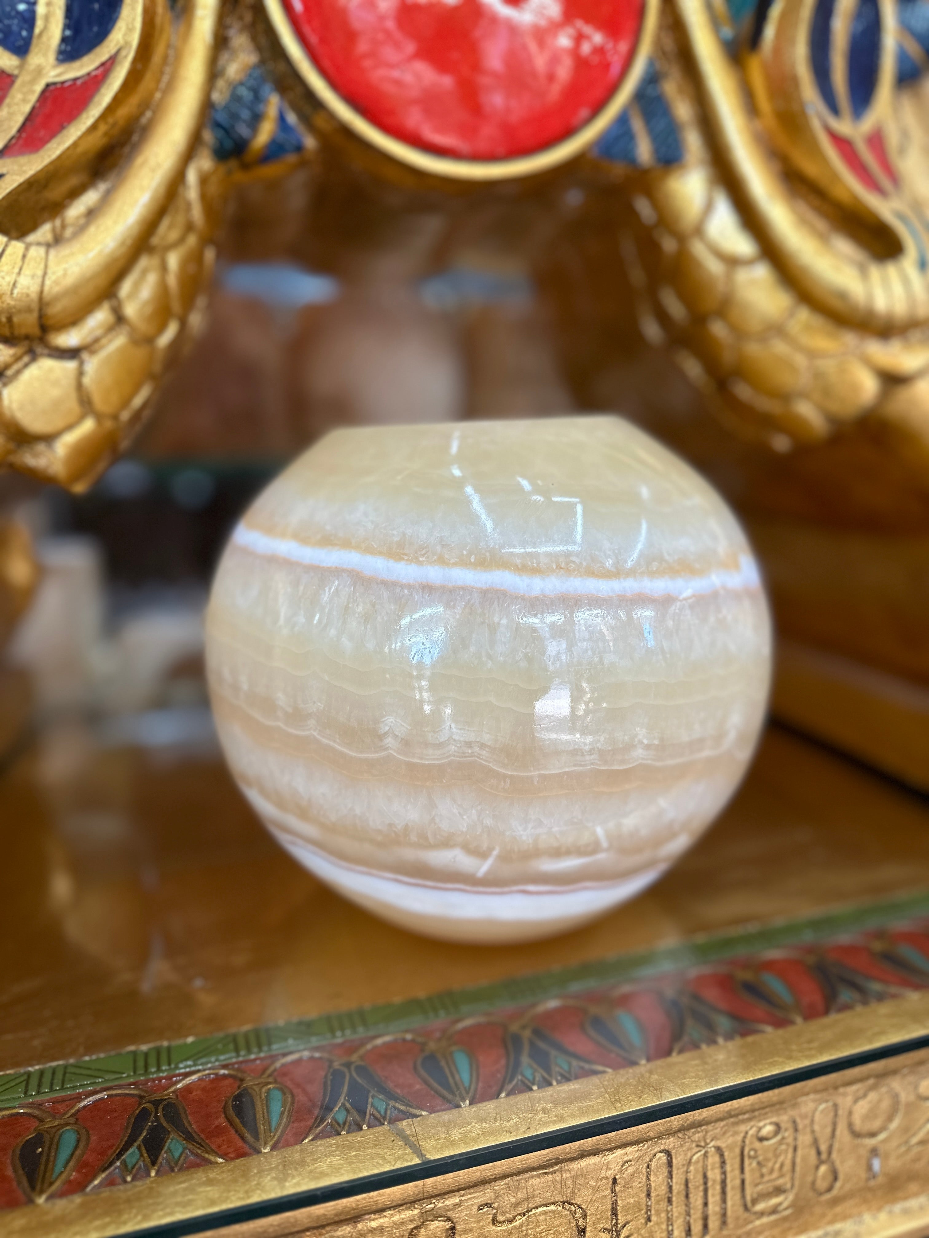 Egyptian Alabaster Vase