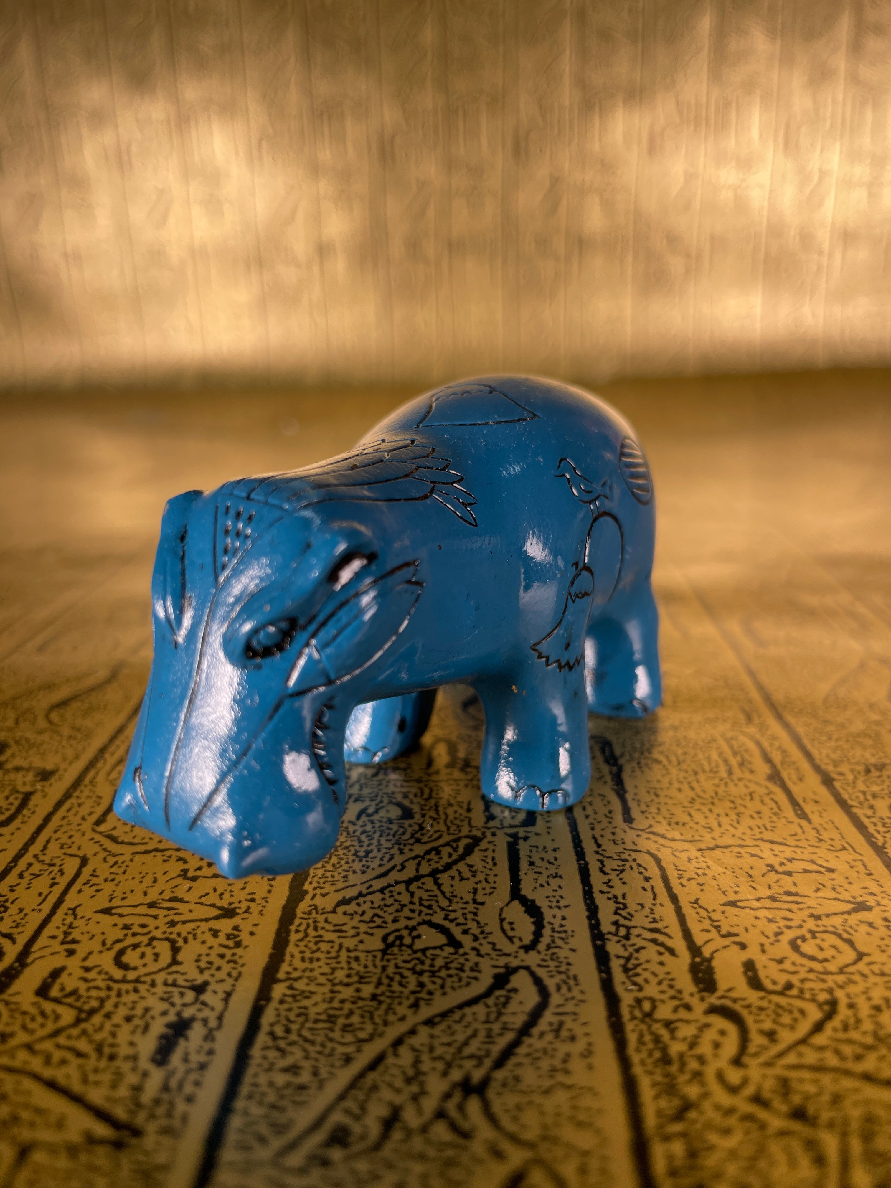 Egyptian Hippo Mini Statue