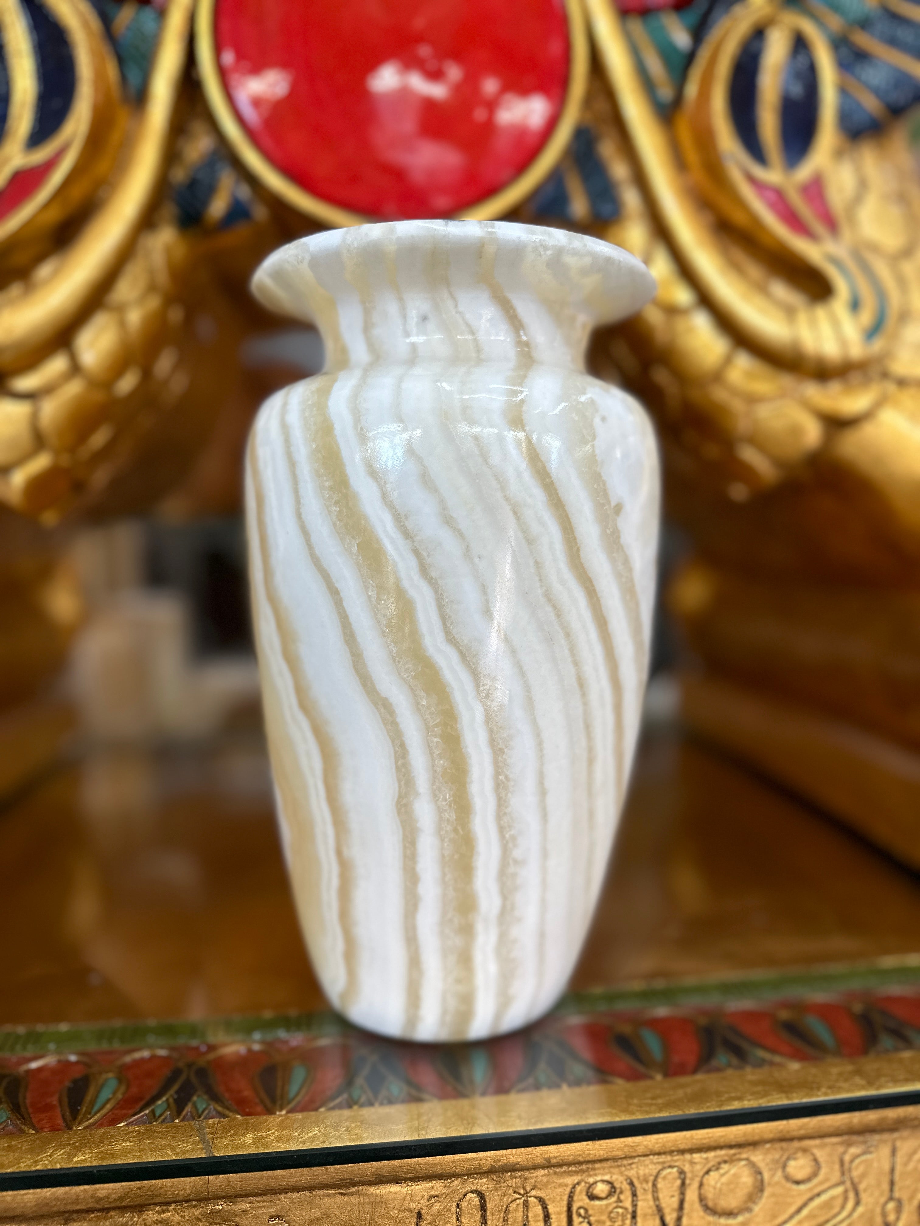 Egyptian Alabaster Vase