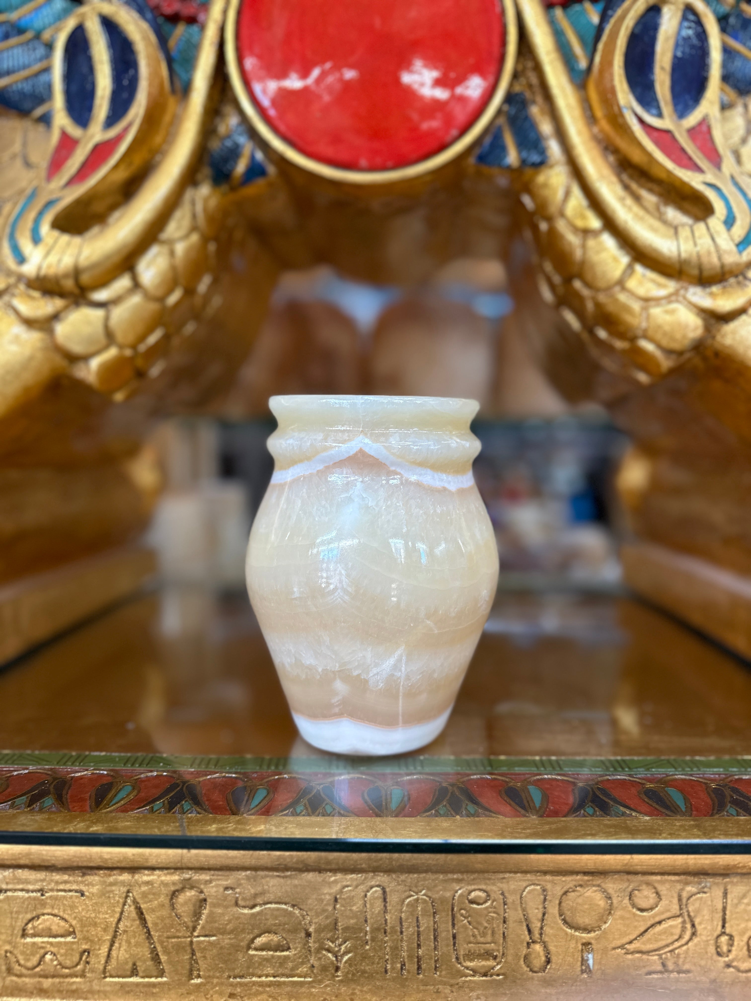 Egyptian Alabaster Vase