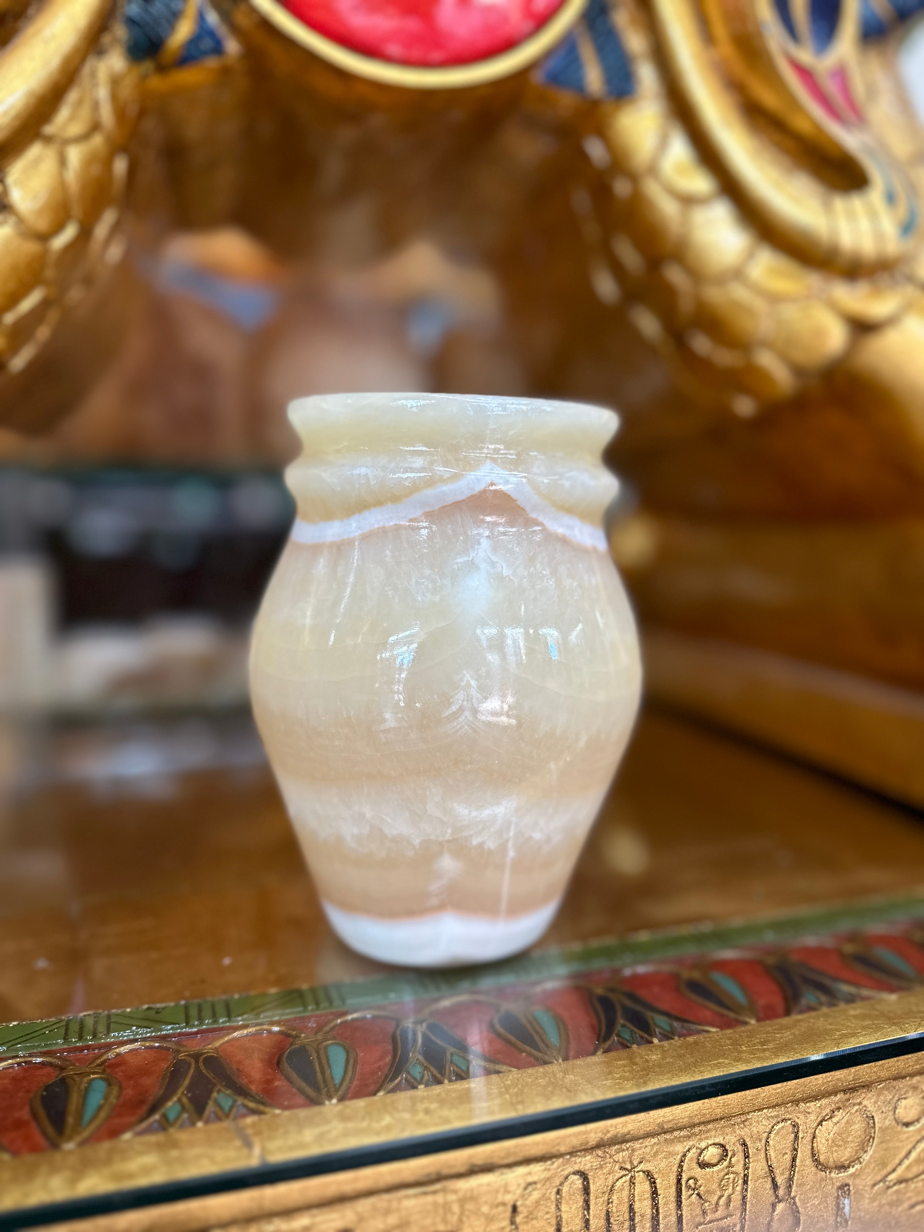 Egyptian Alabaster Vase