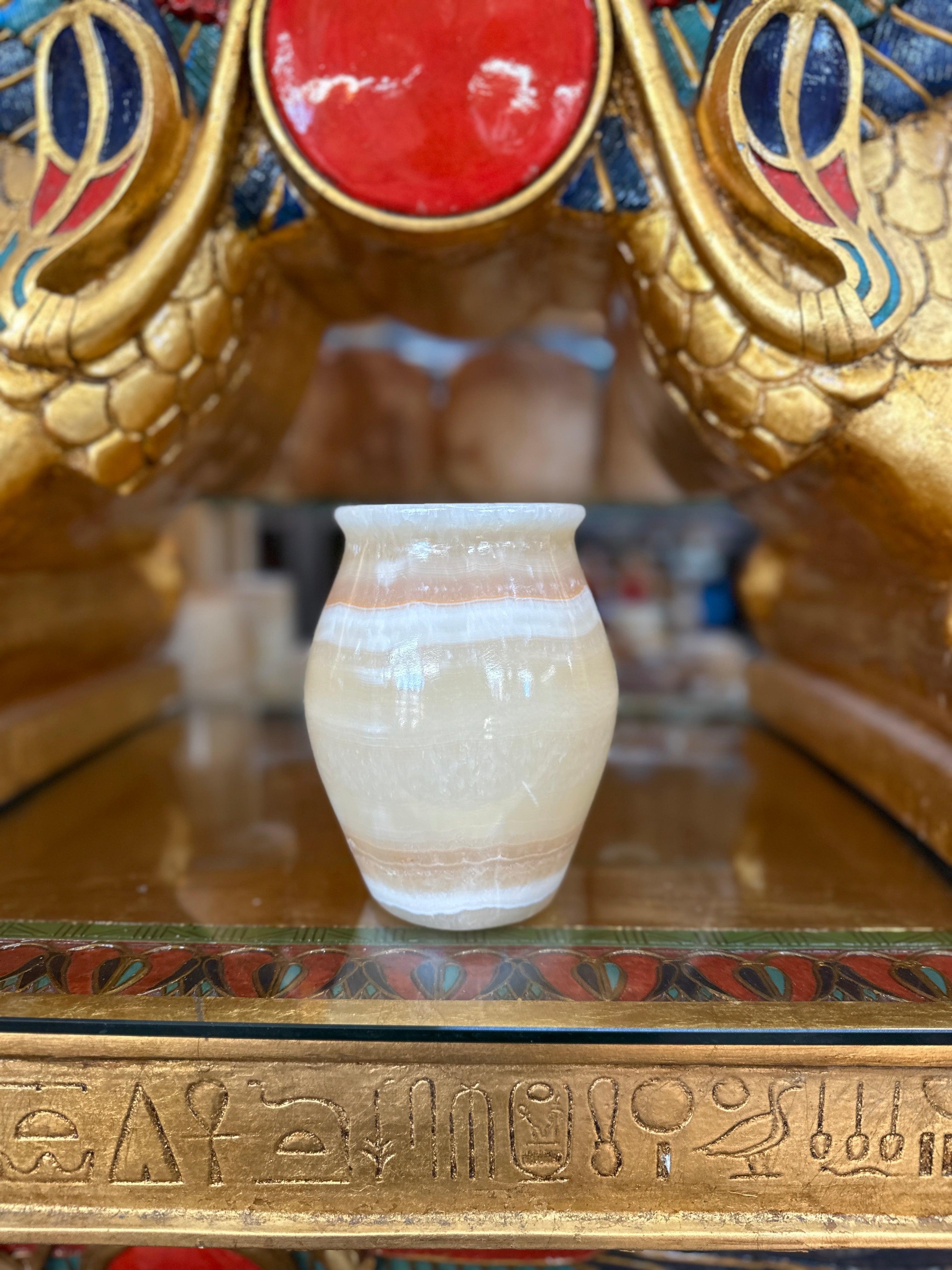 Egyptian Alabaster Vase