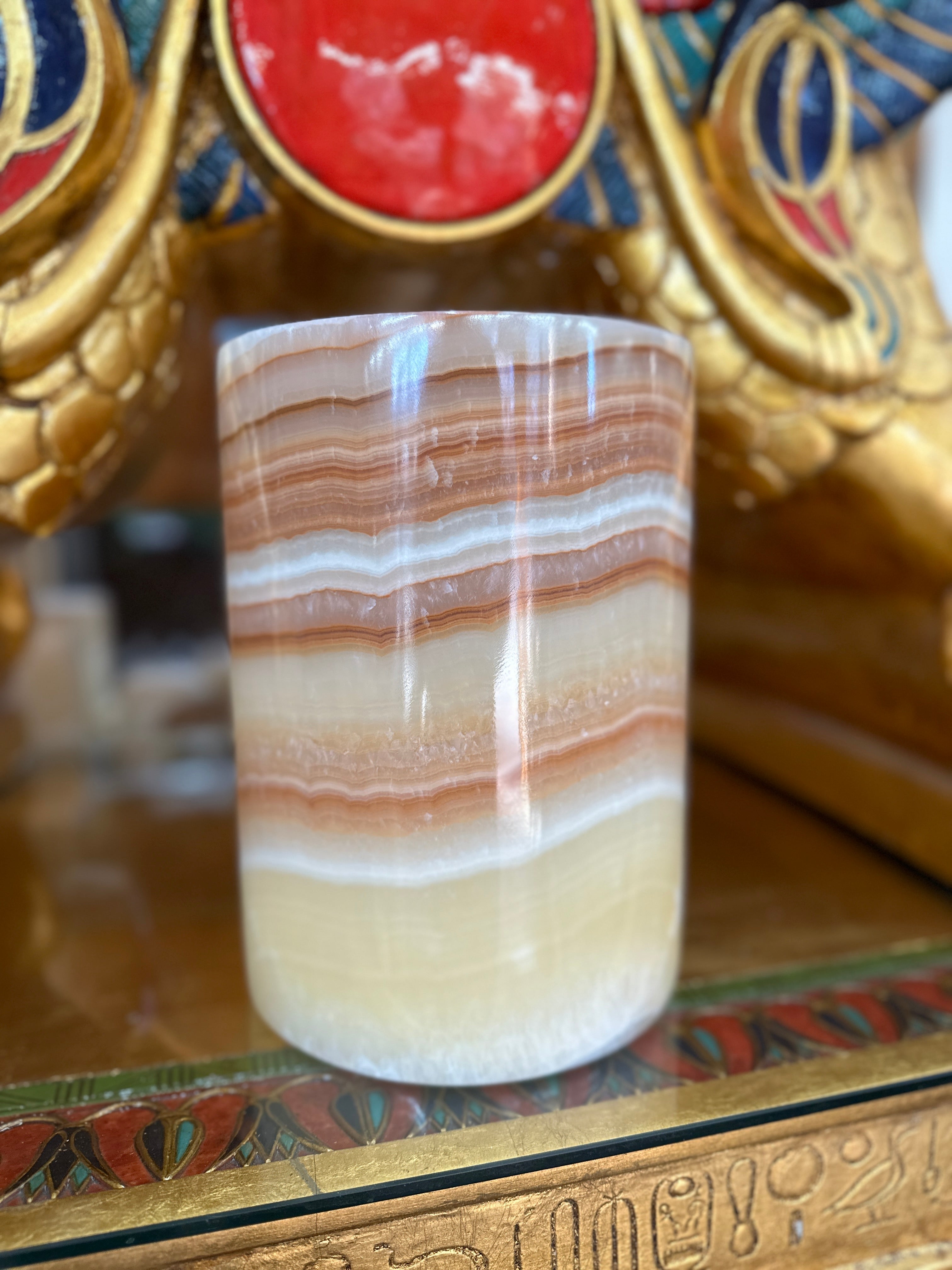 Egyptian Alabaster Vase