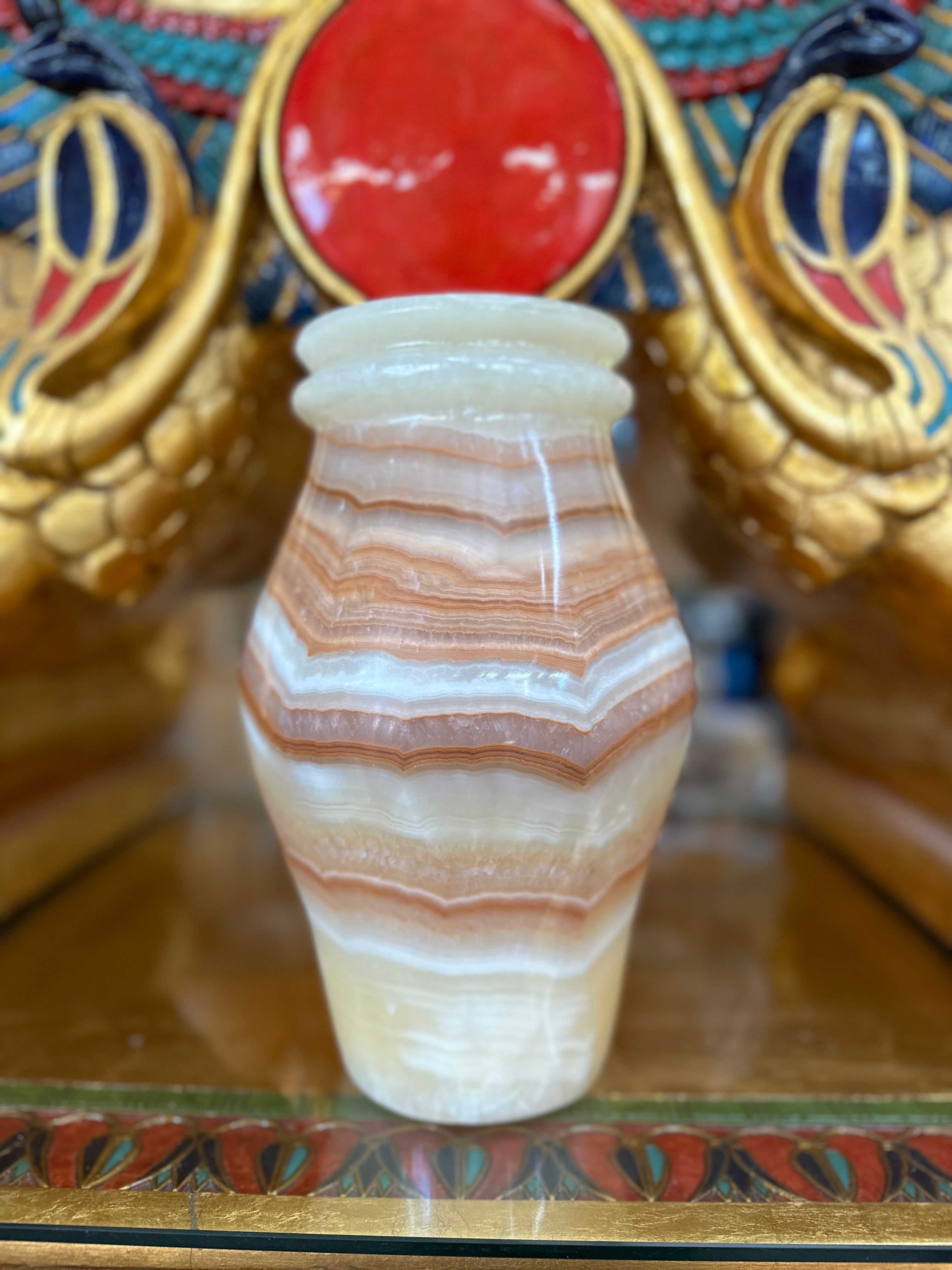 Egyptian Alabaster Vase