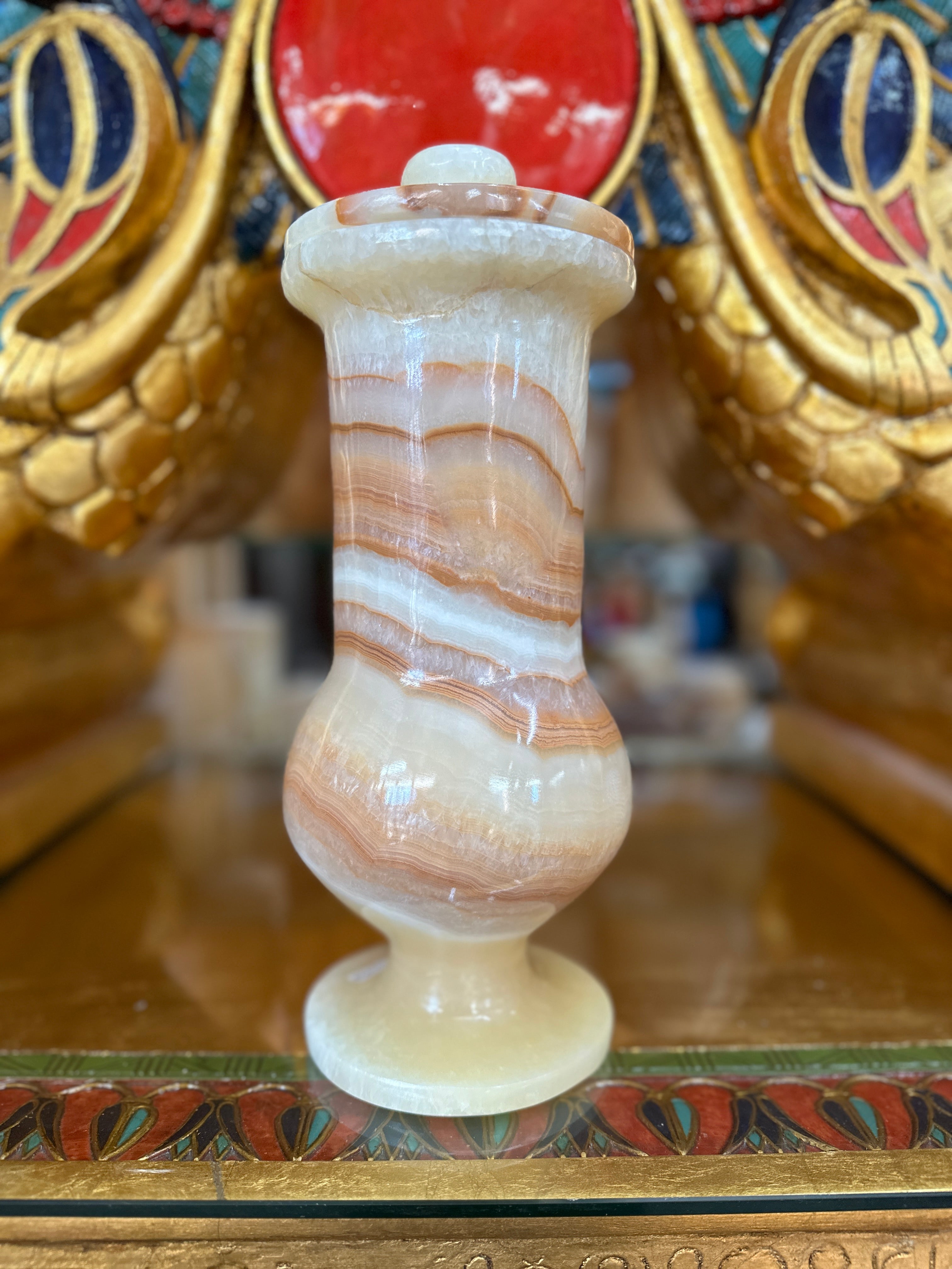 Egyptian Alabaster Vase