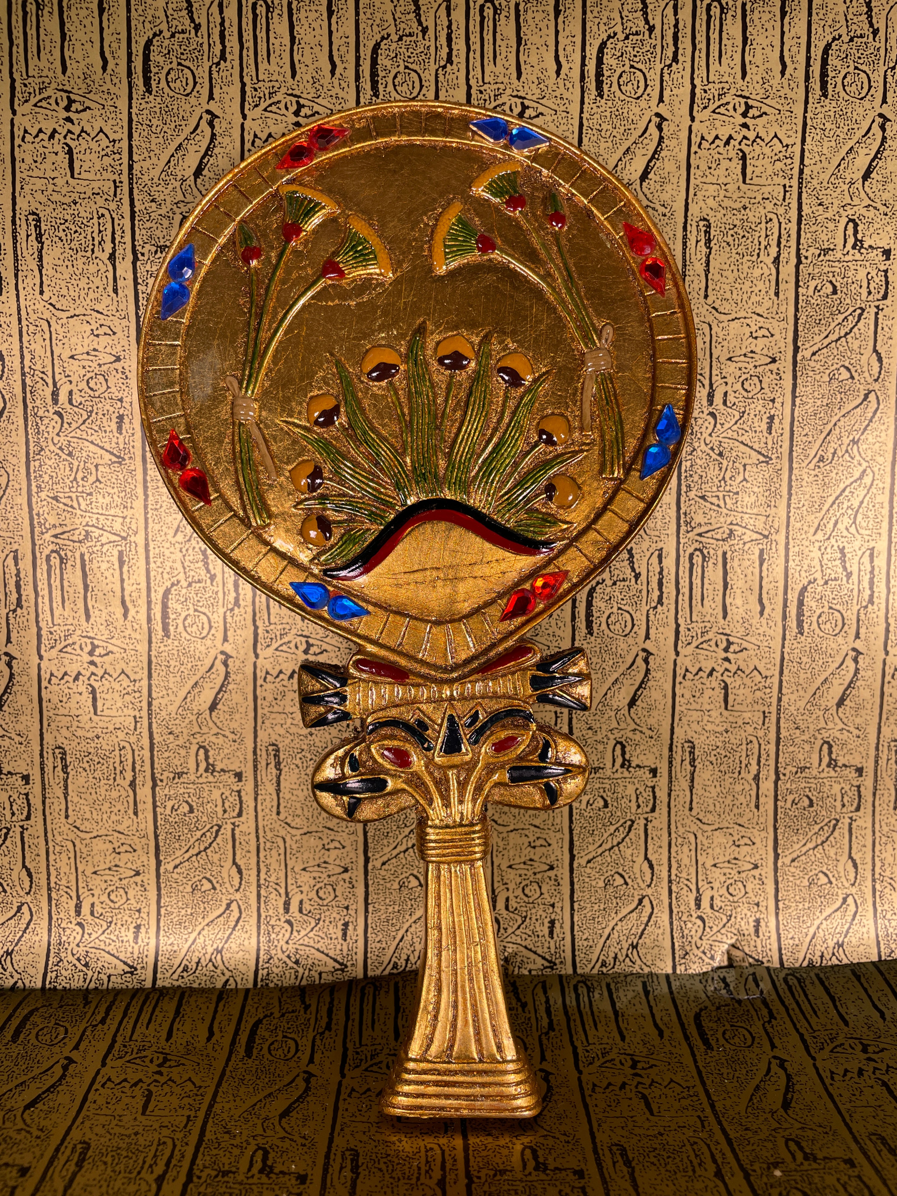 Egyptian Goddess Hand Mirror