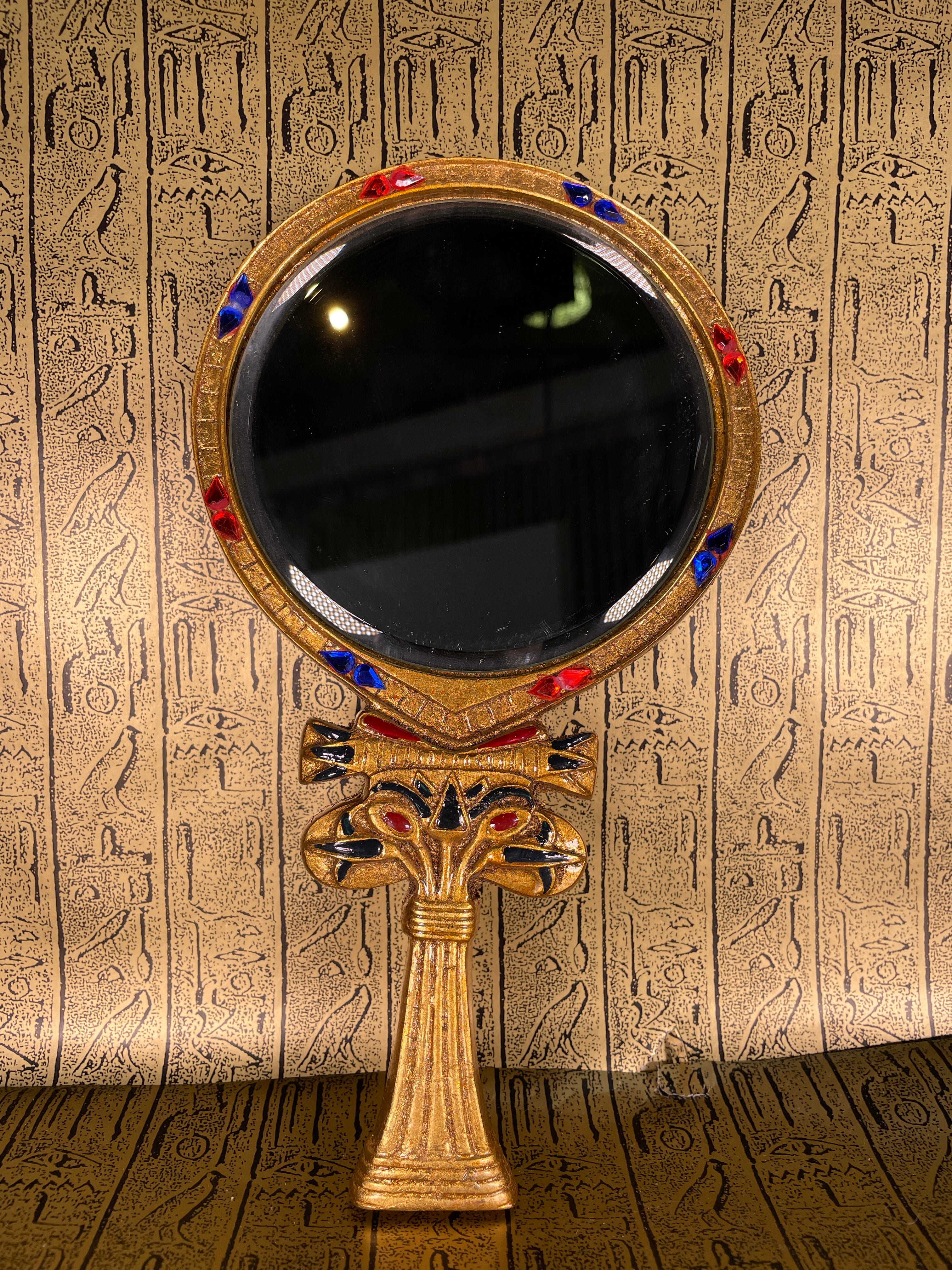 Egyptian Goddess Hand Mirror