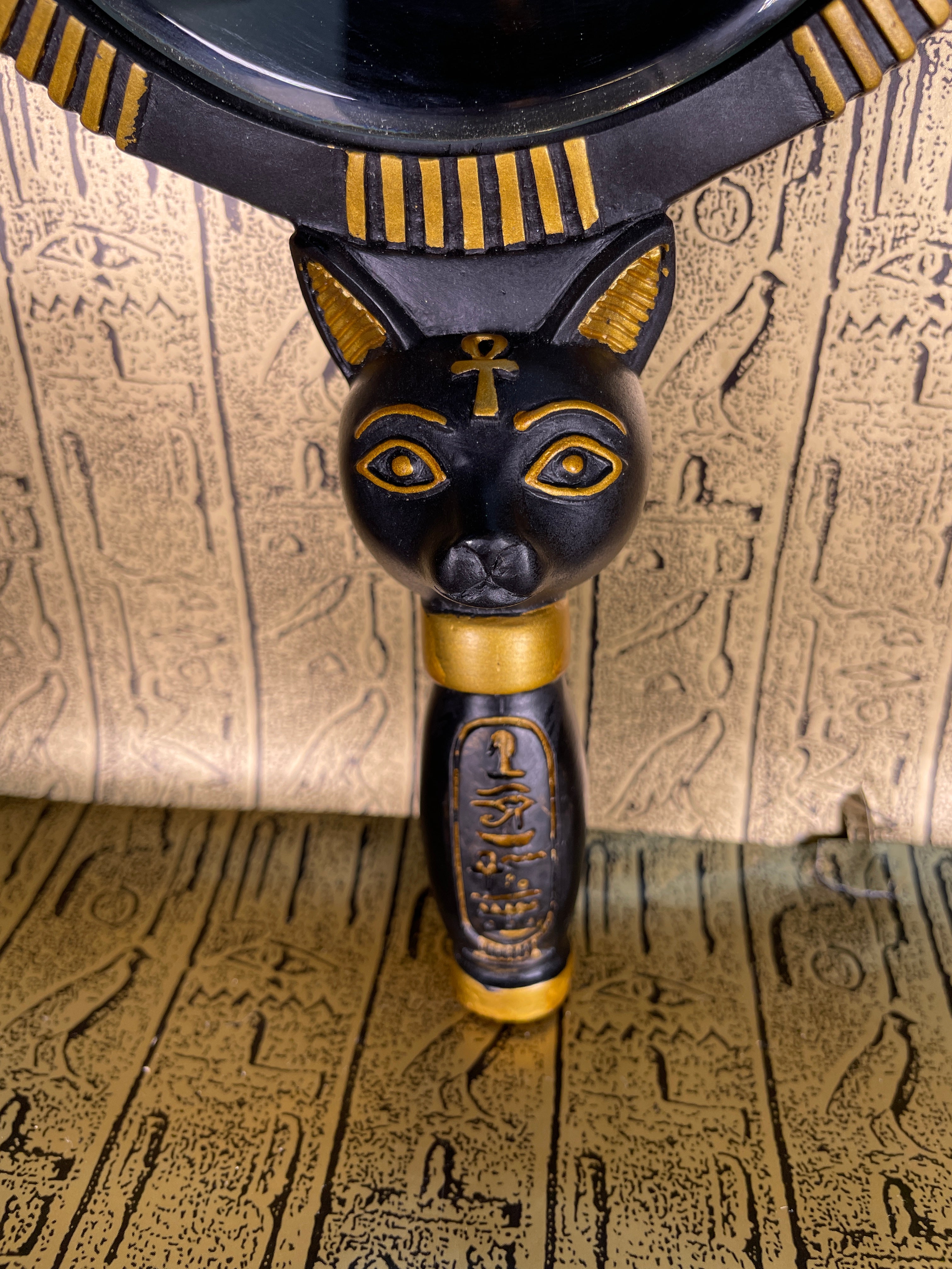 Bastet Hand Mirror