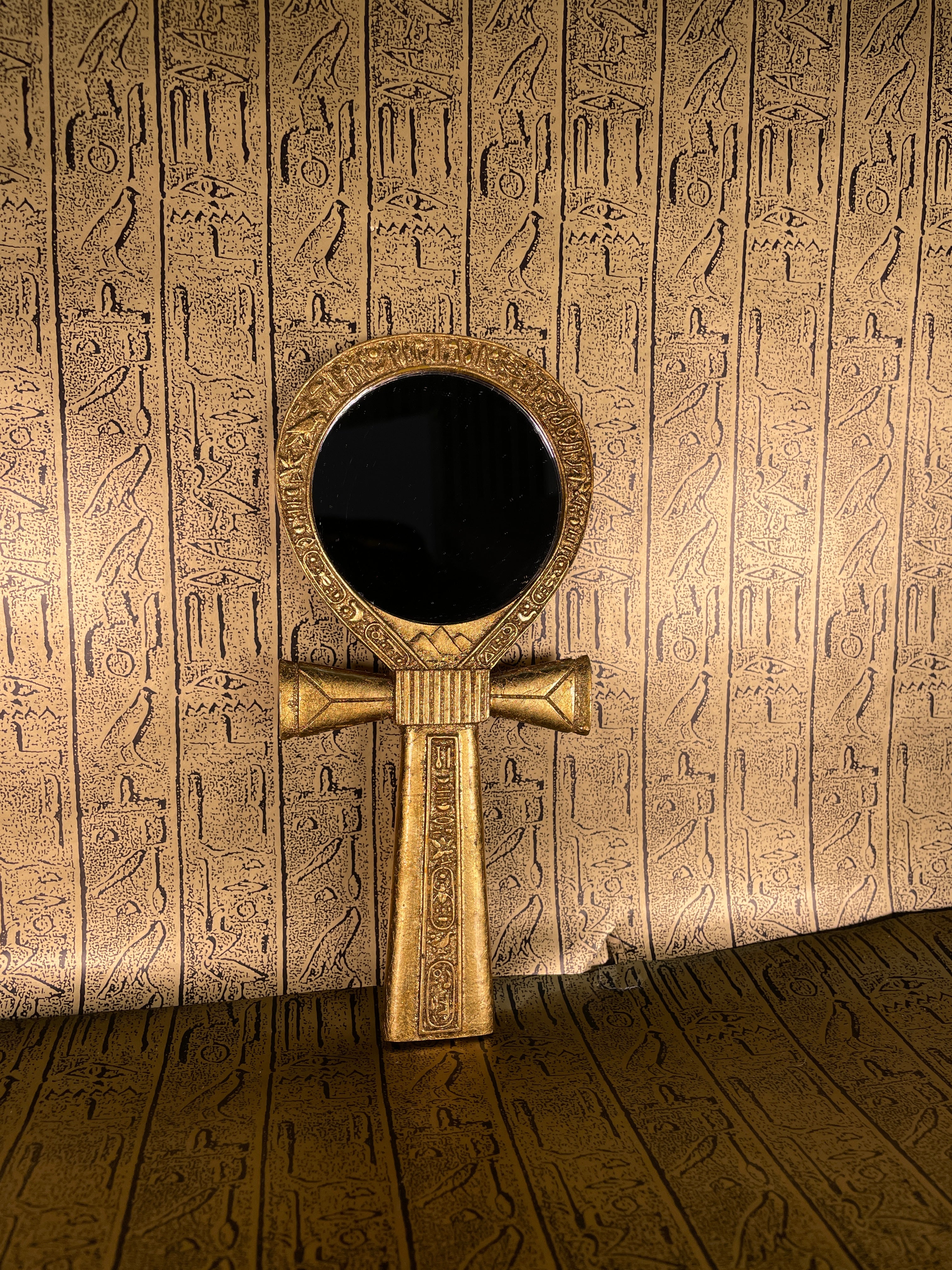 Egyptian Ankh Hand Mirror