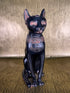 Bastet Statue with Coral Detail - Large