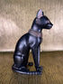 Bastet Statue with Coral Detail - Large