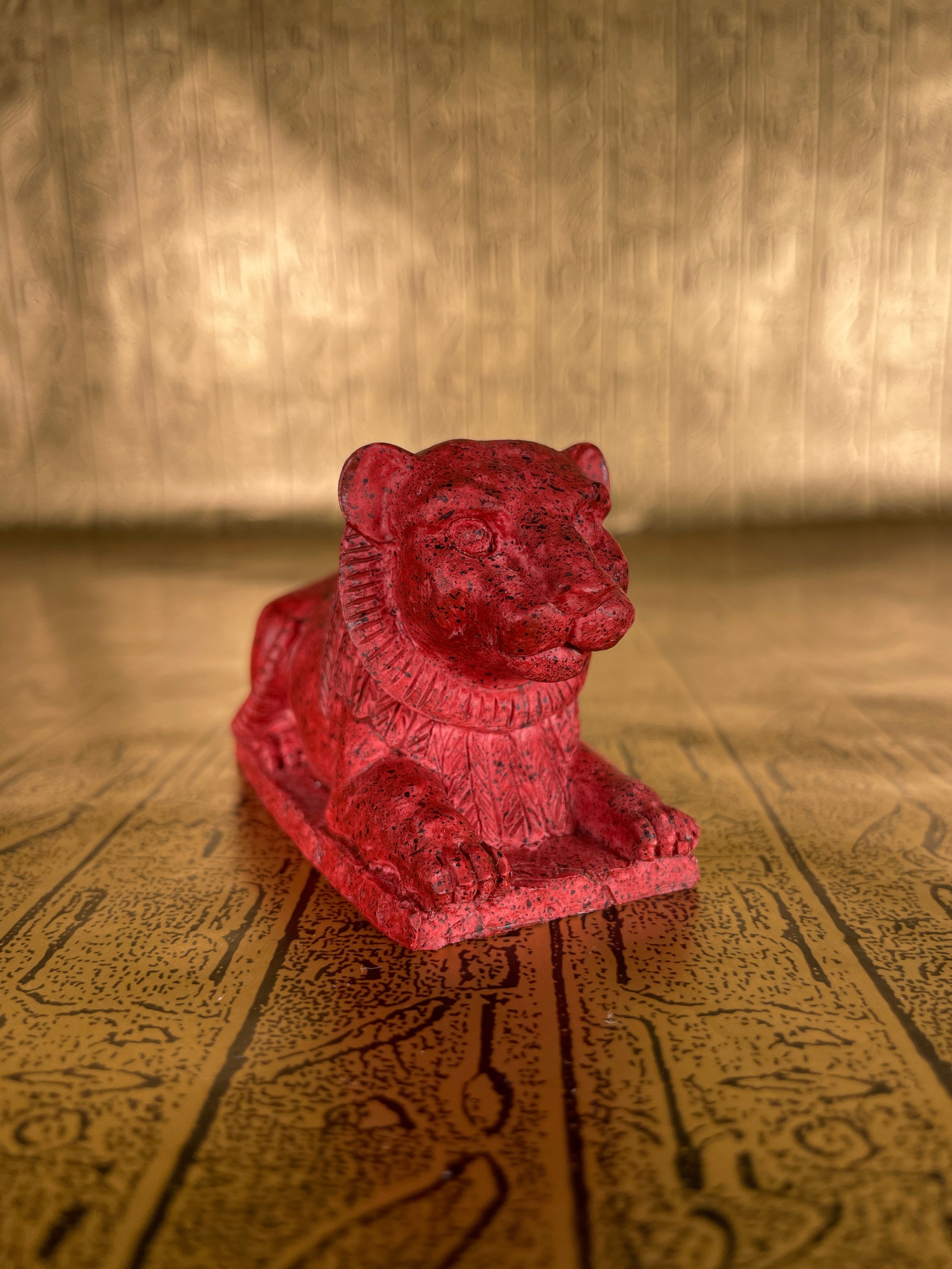 Egyptian Lion Mini Statue