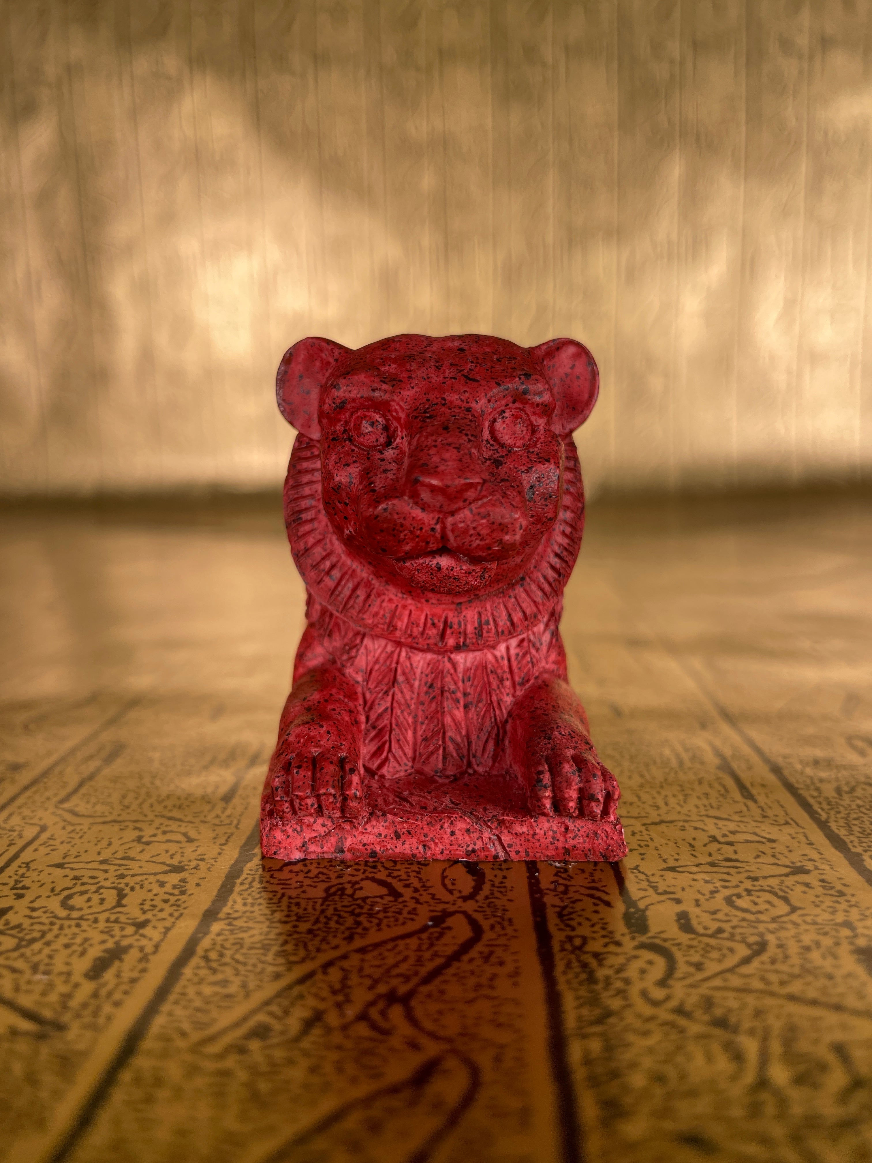 Egyptian Lion Mini Statue