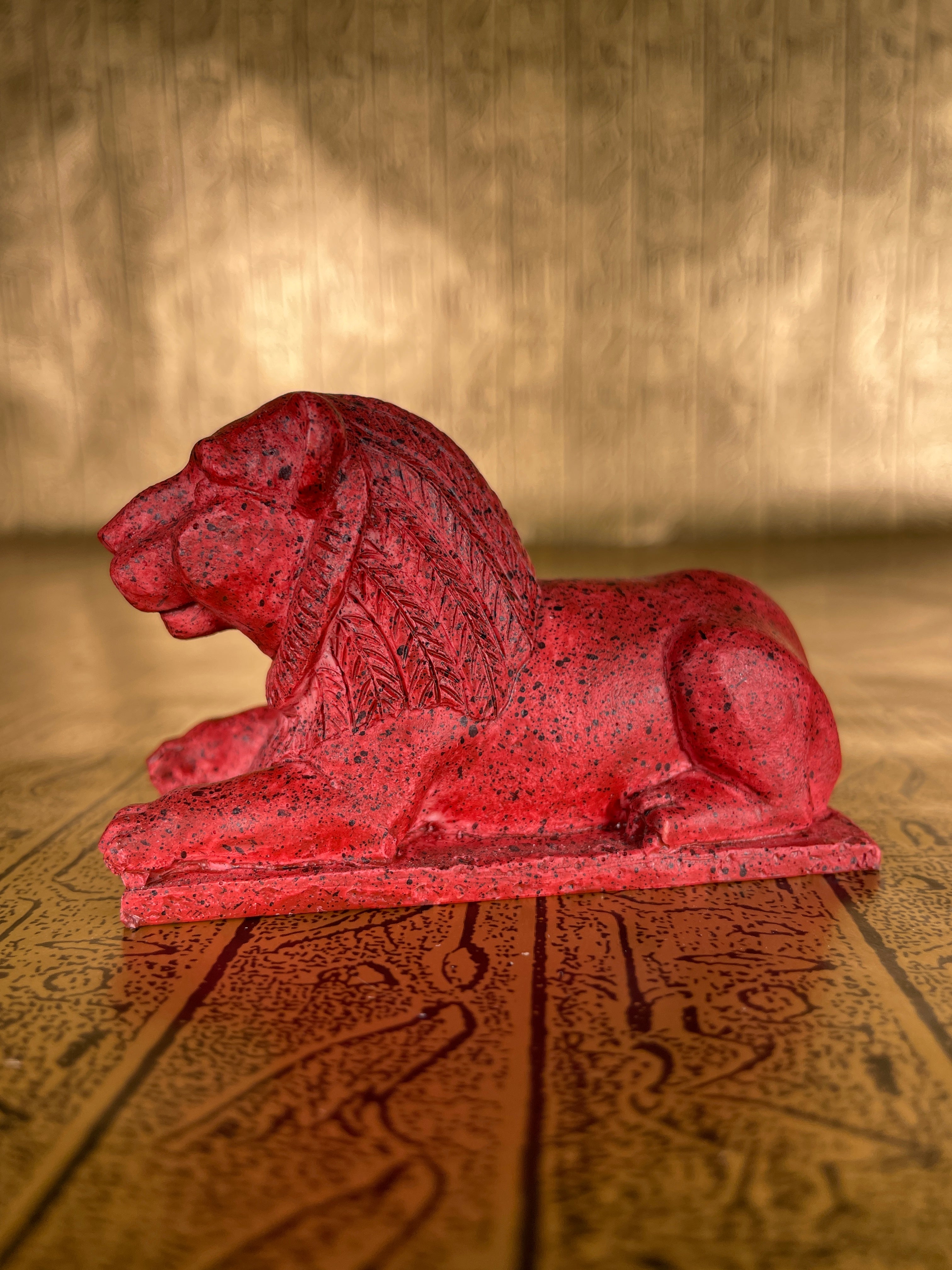 Egyptian Lion Mini Statue