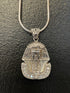 King Tut Pendant with Inlay & CZ