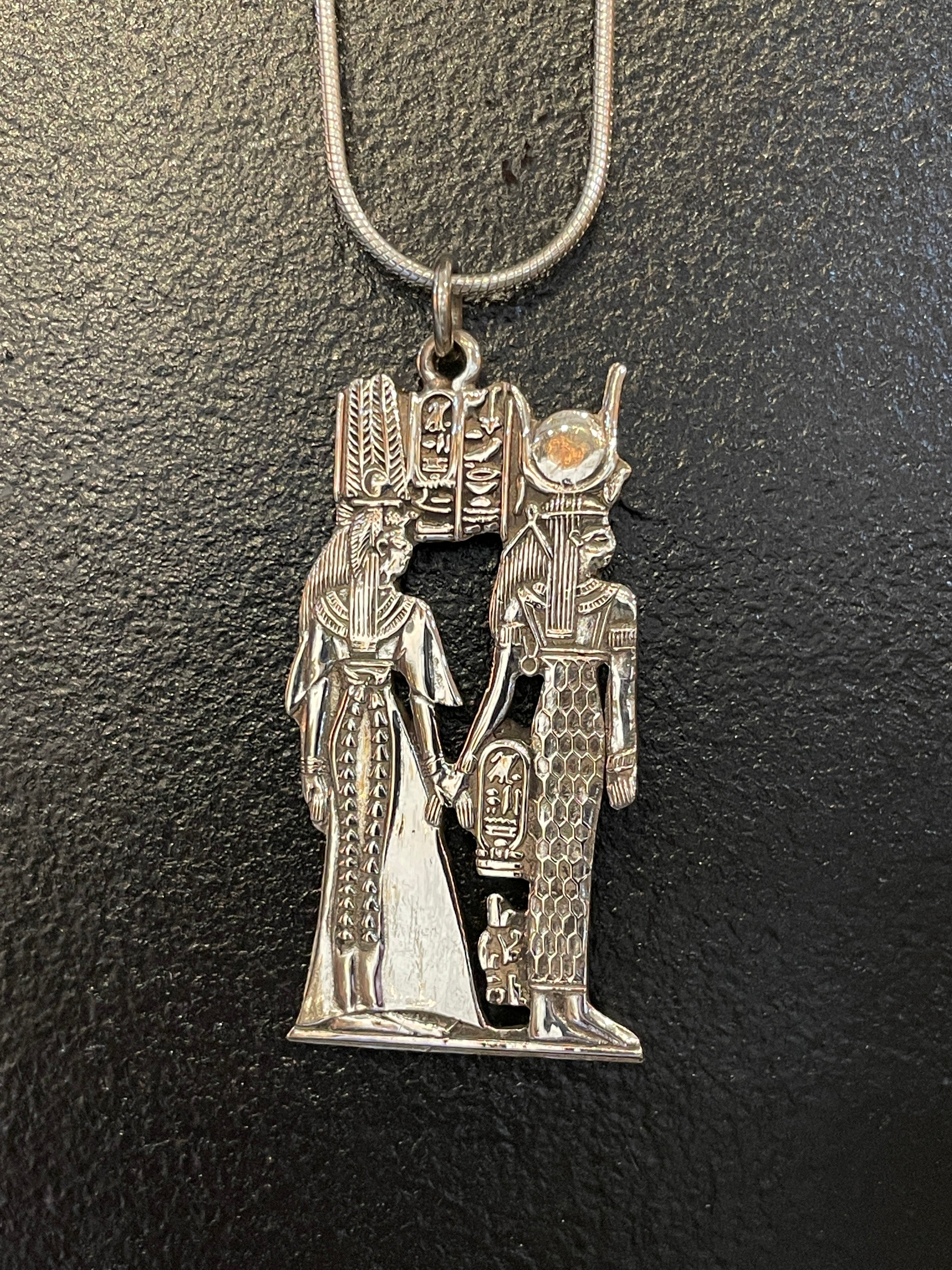 Isis and Nefertari Pendant