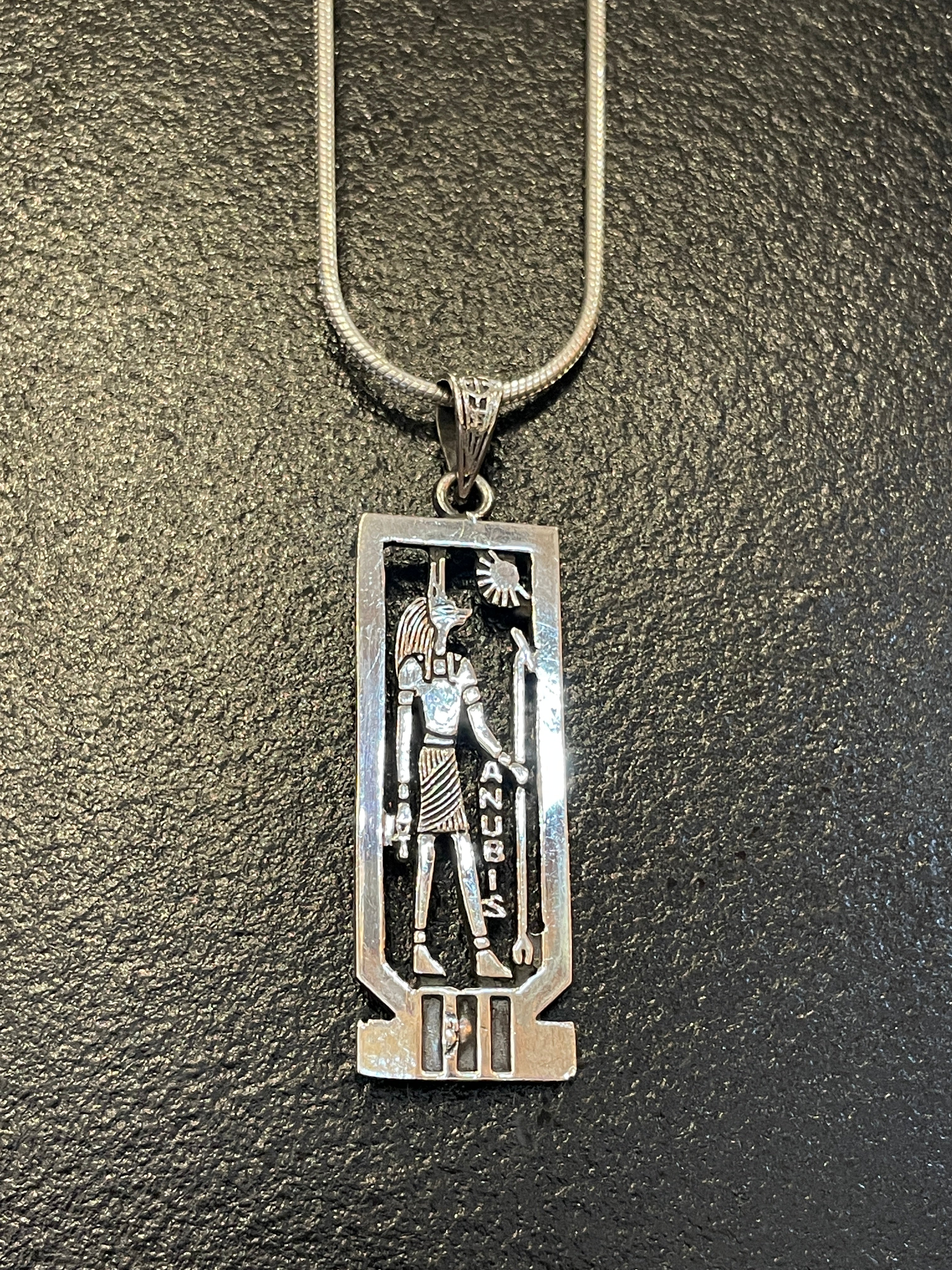 Anubis Cartouche Pendant