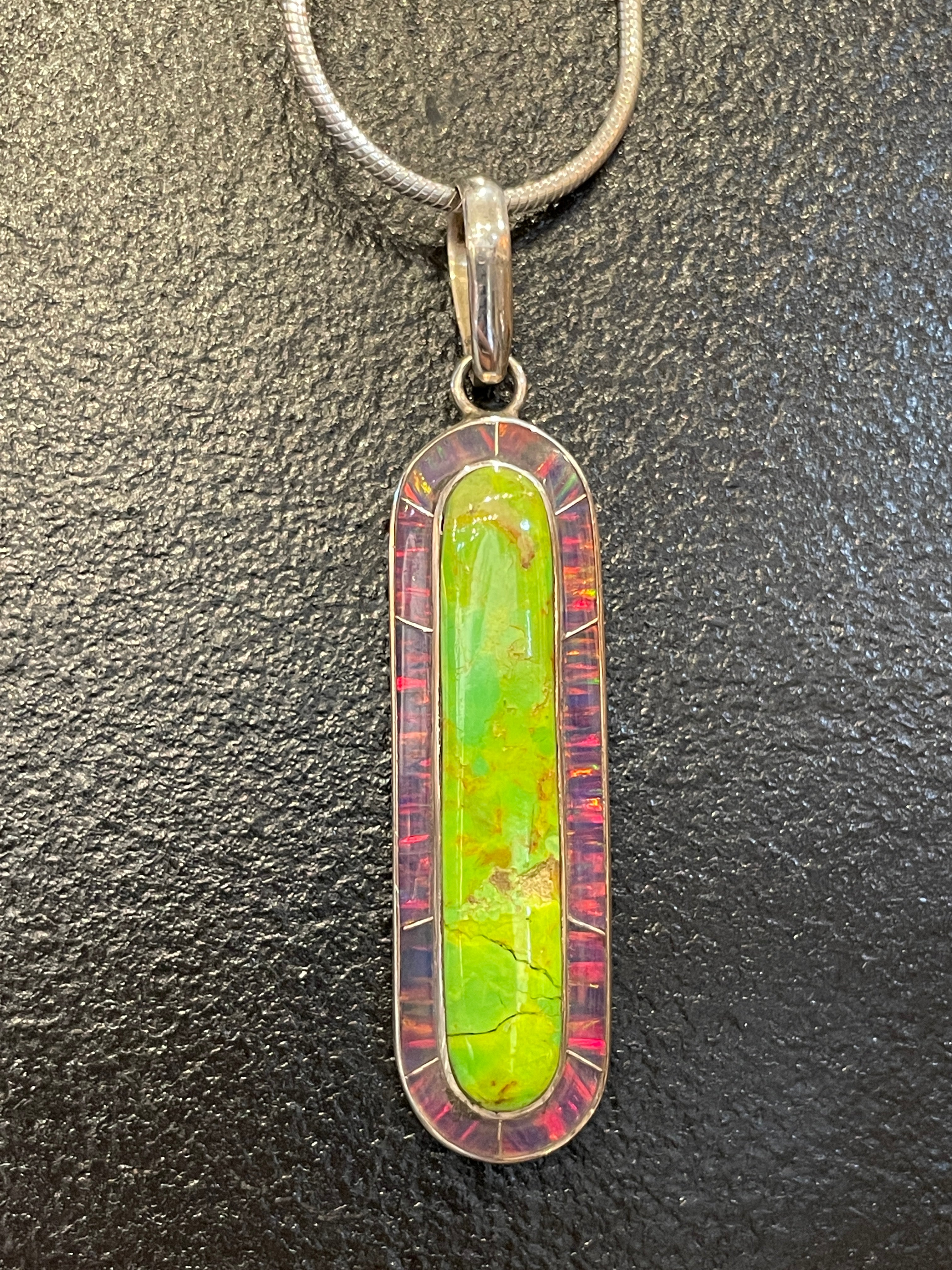 Opal Cartouche Pendant