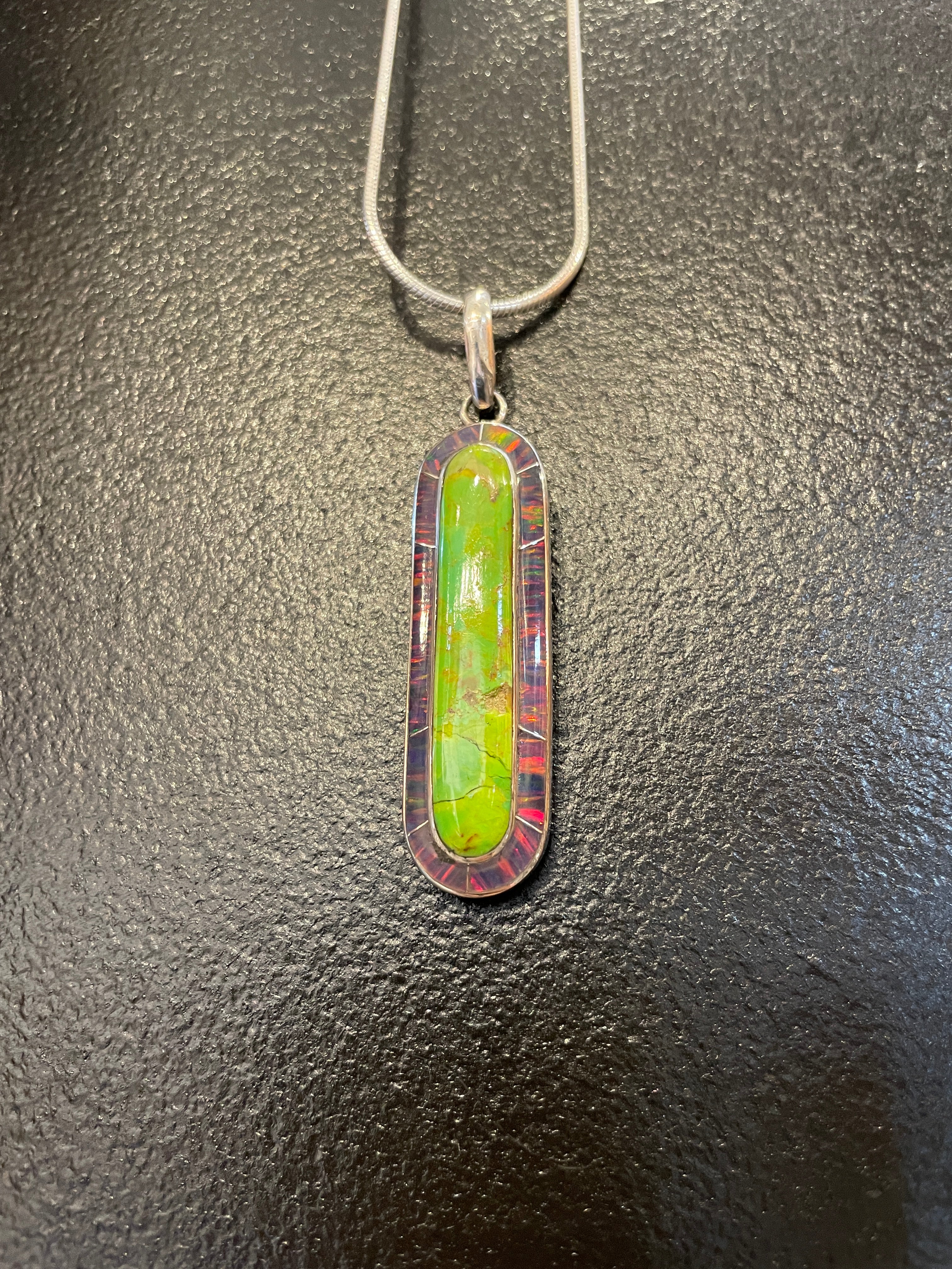 Opal Cartouche Pendant