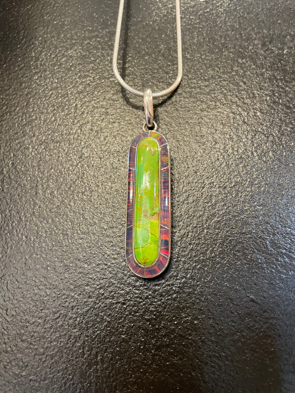 Opal Cartouche Pendant