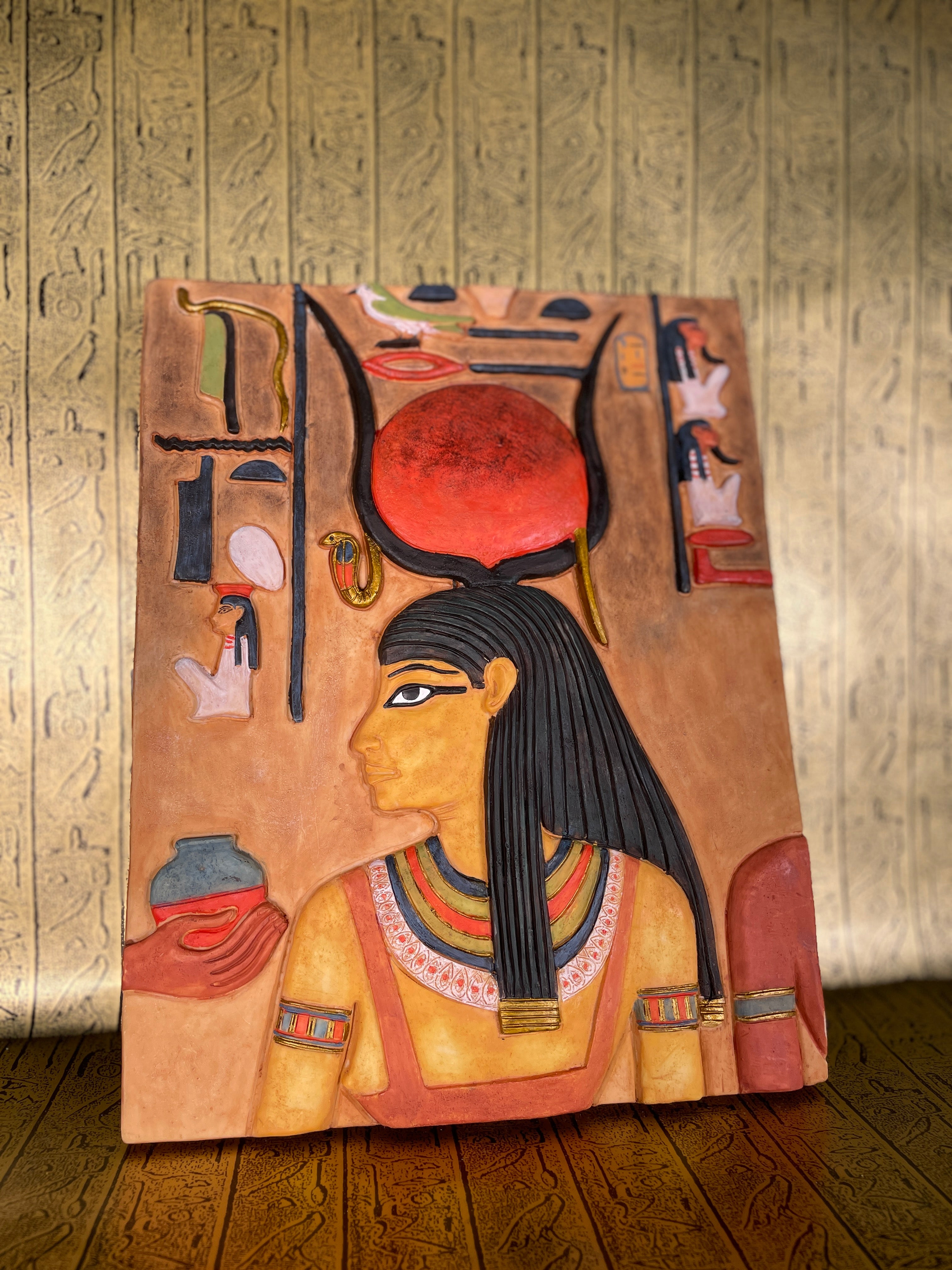 Hathor Wall Plaque