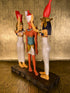 Goddess's Wadjet & Nekhbet Coronation of Pharaoh Statue