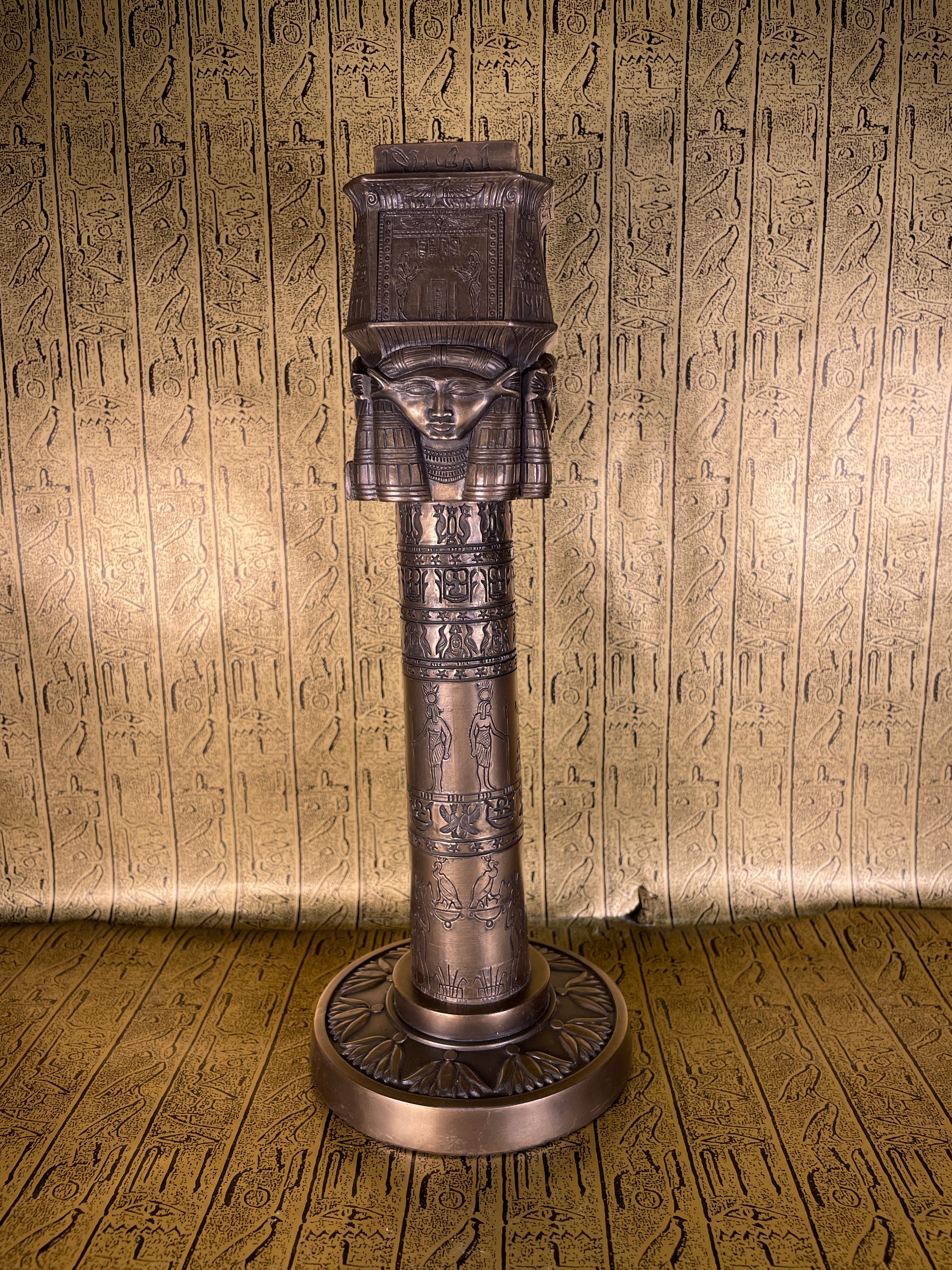 Hathor Column Candleholder