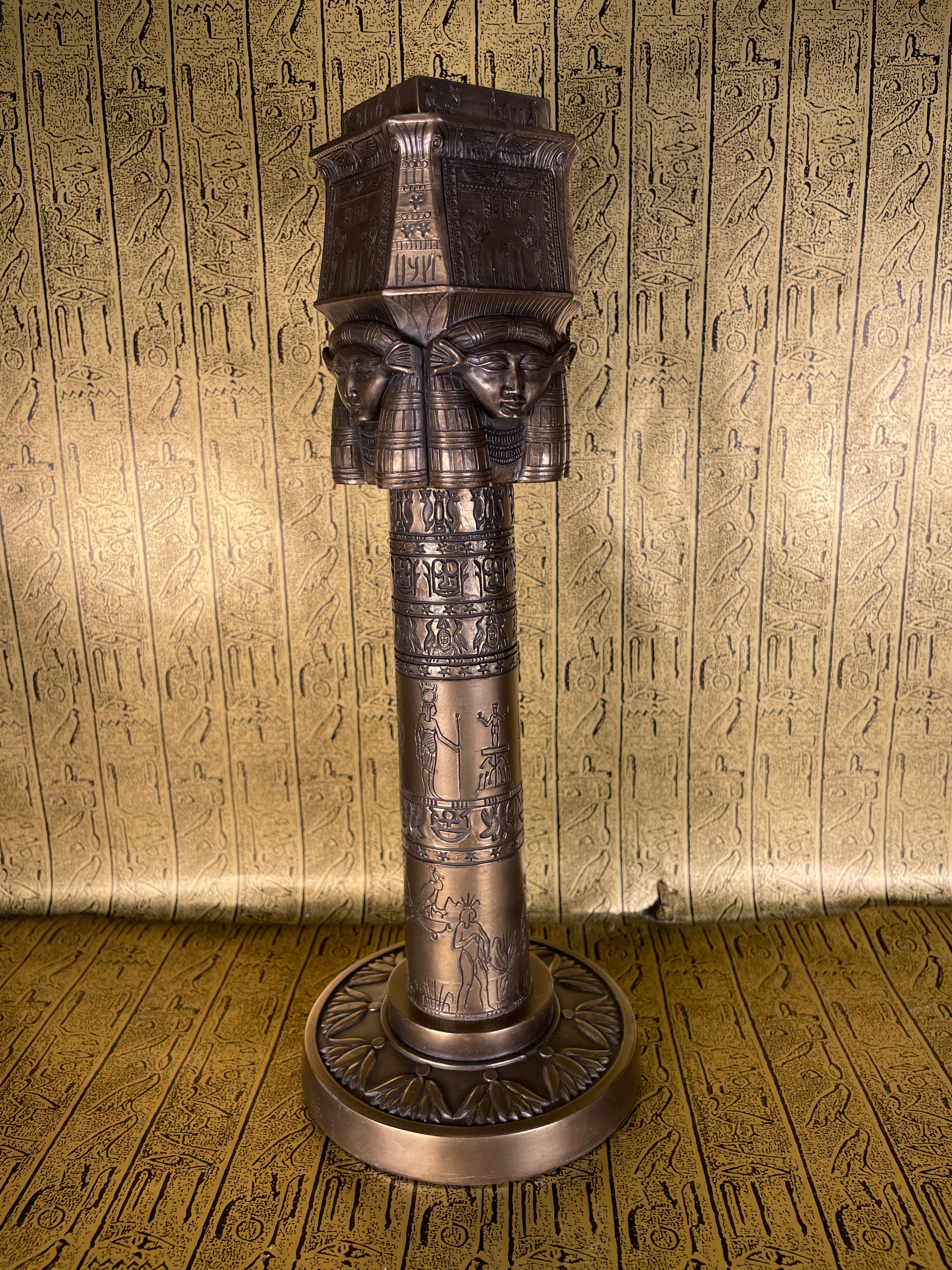 Hathor Column Candleholder