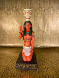 Egyptian Goddess Isis Kneeling Candleholder