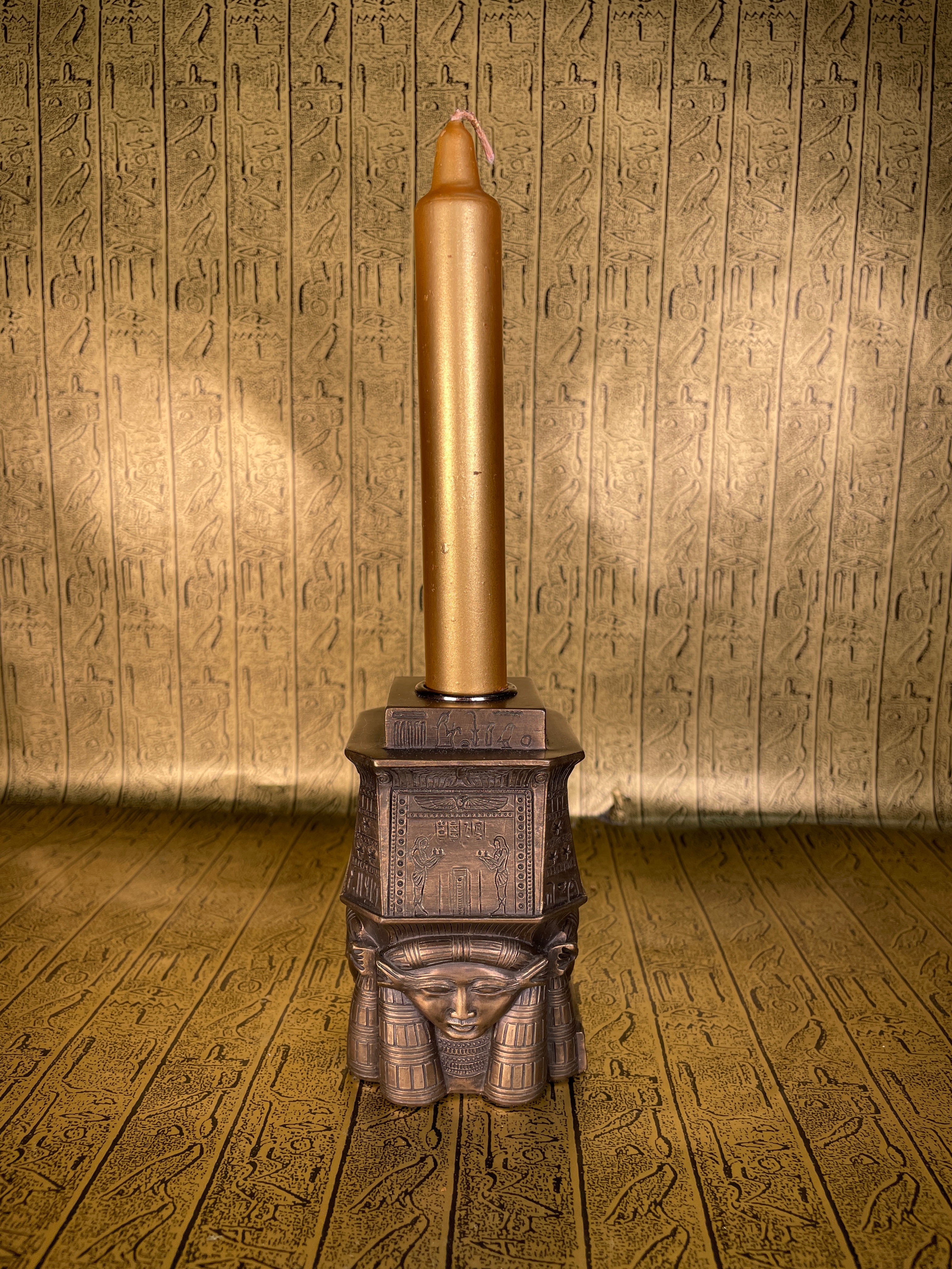 Hathor Column Candleholder