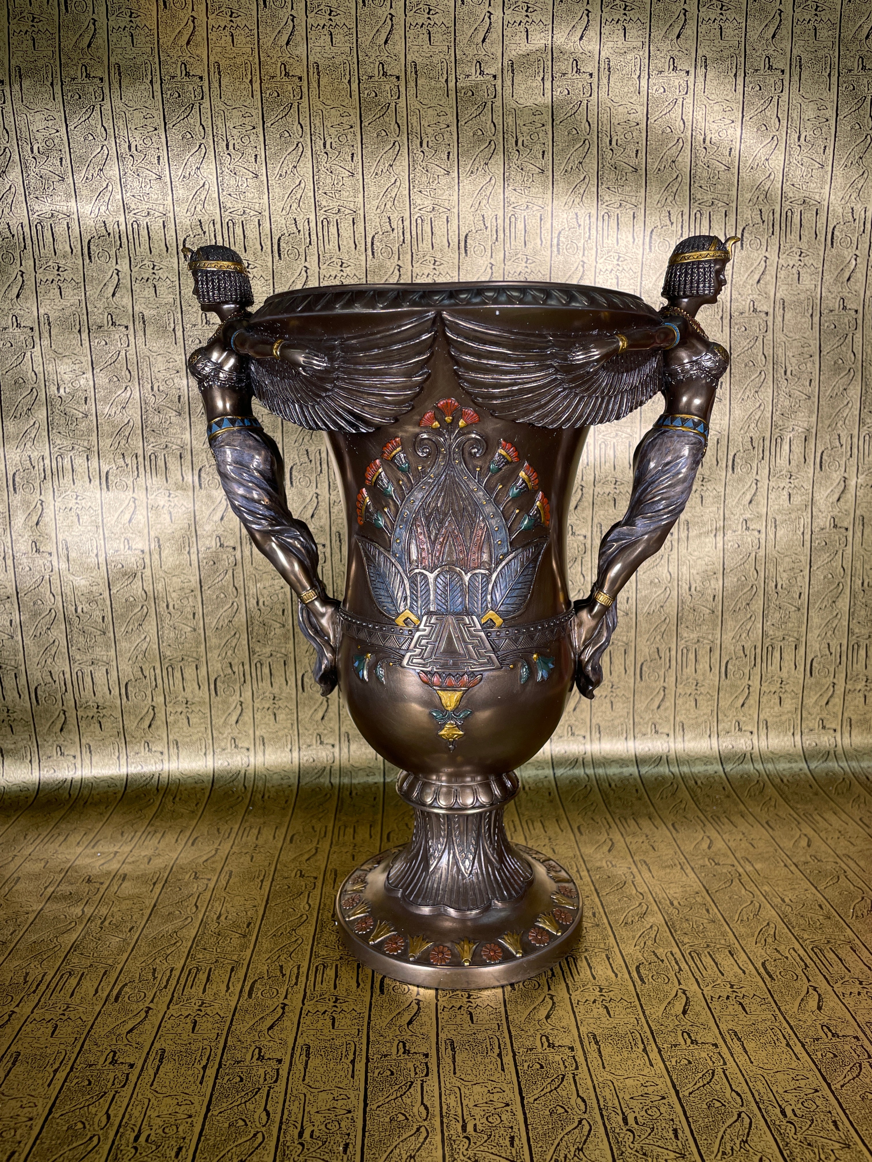 Egyptian Goddess Vase