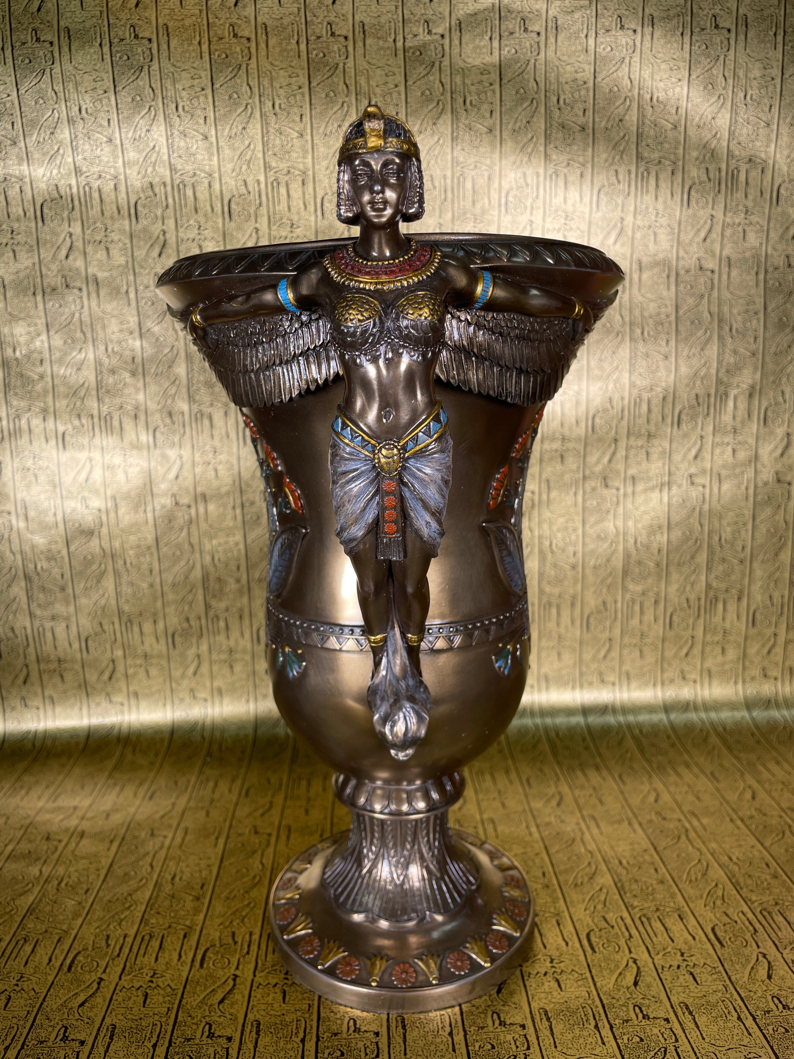 Egyptian Goddess Vase