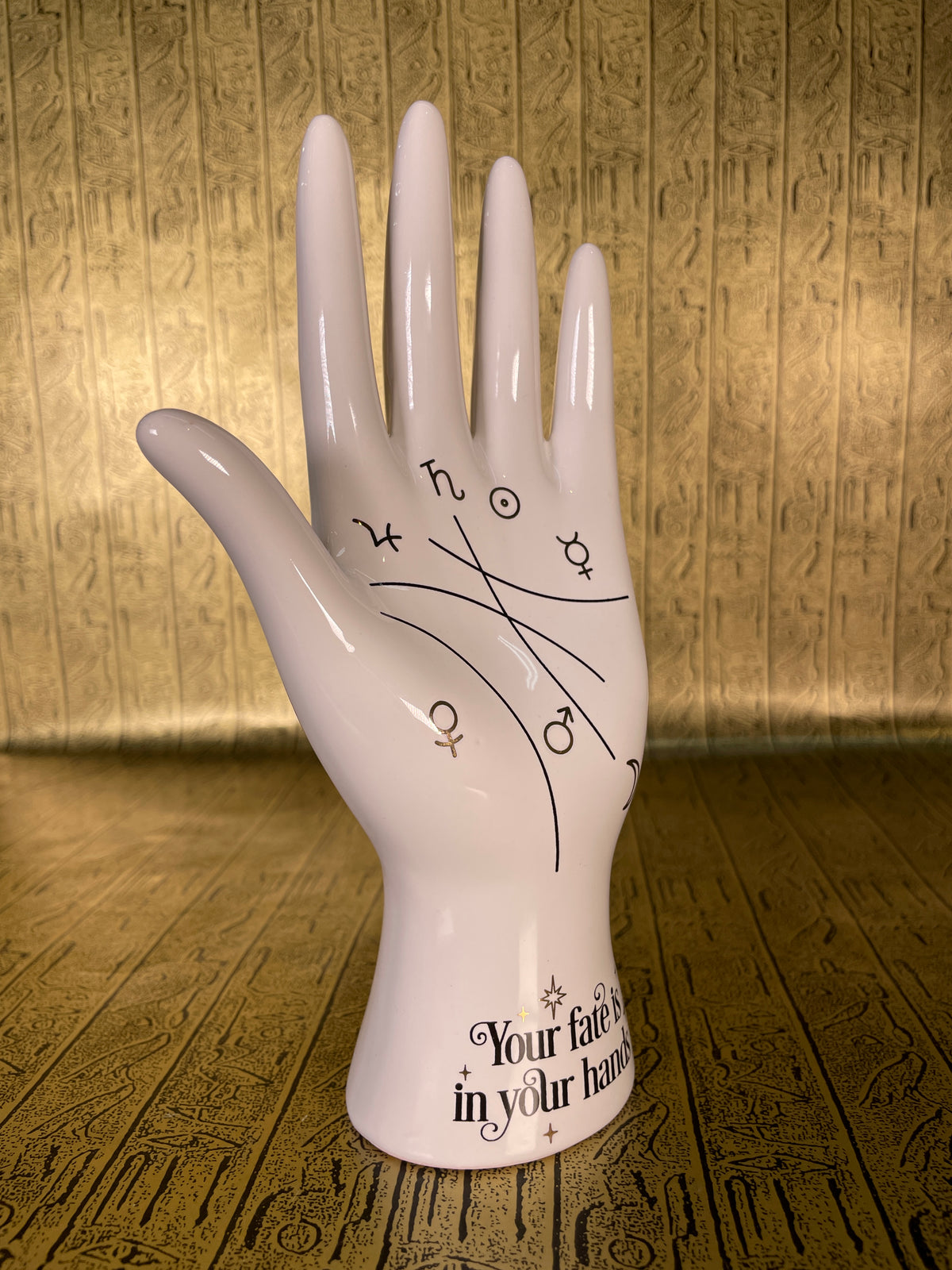 Porcelain Palm Statue