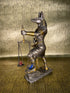 Judgment of Anubis Bronze Statue