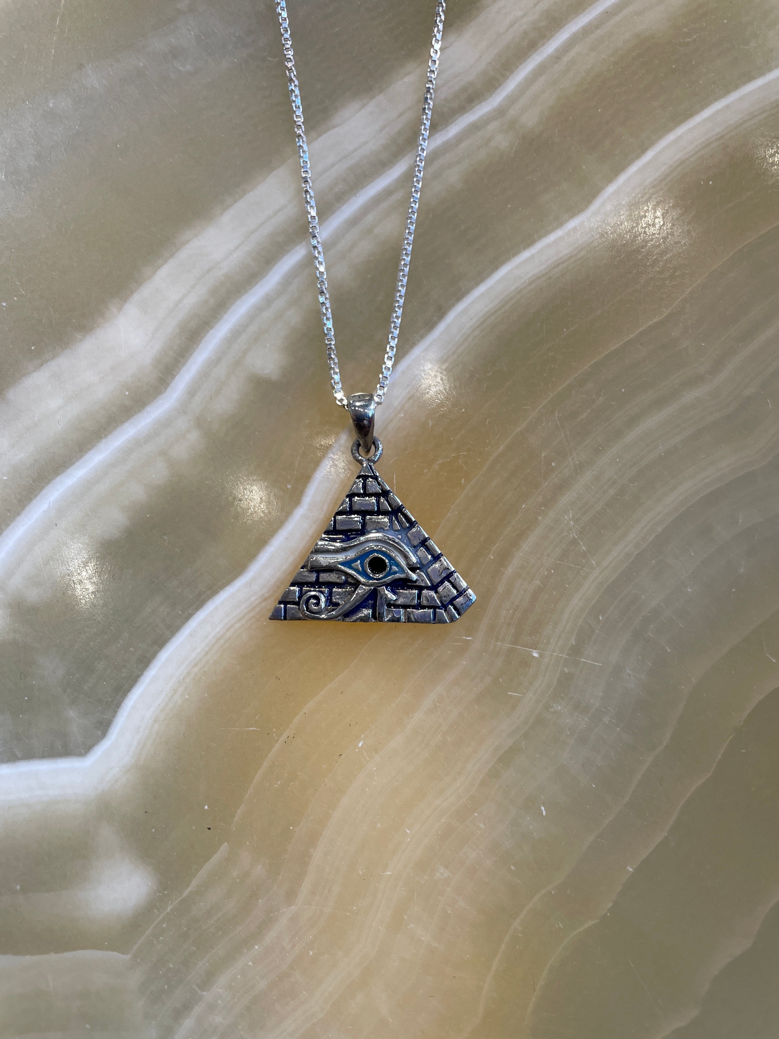 Eye of Ra Pyramid Pendant