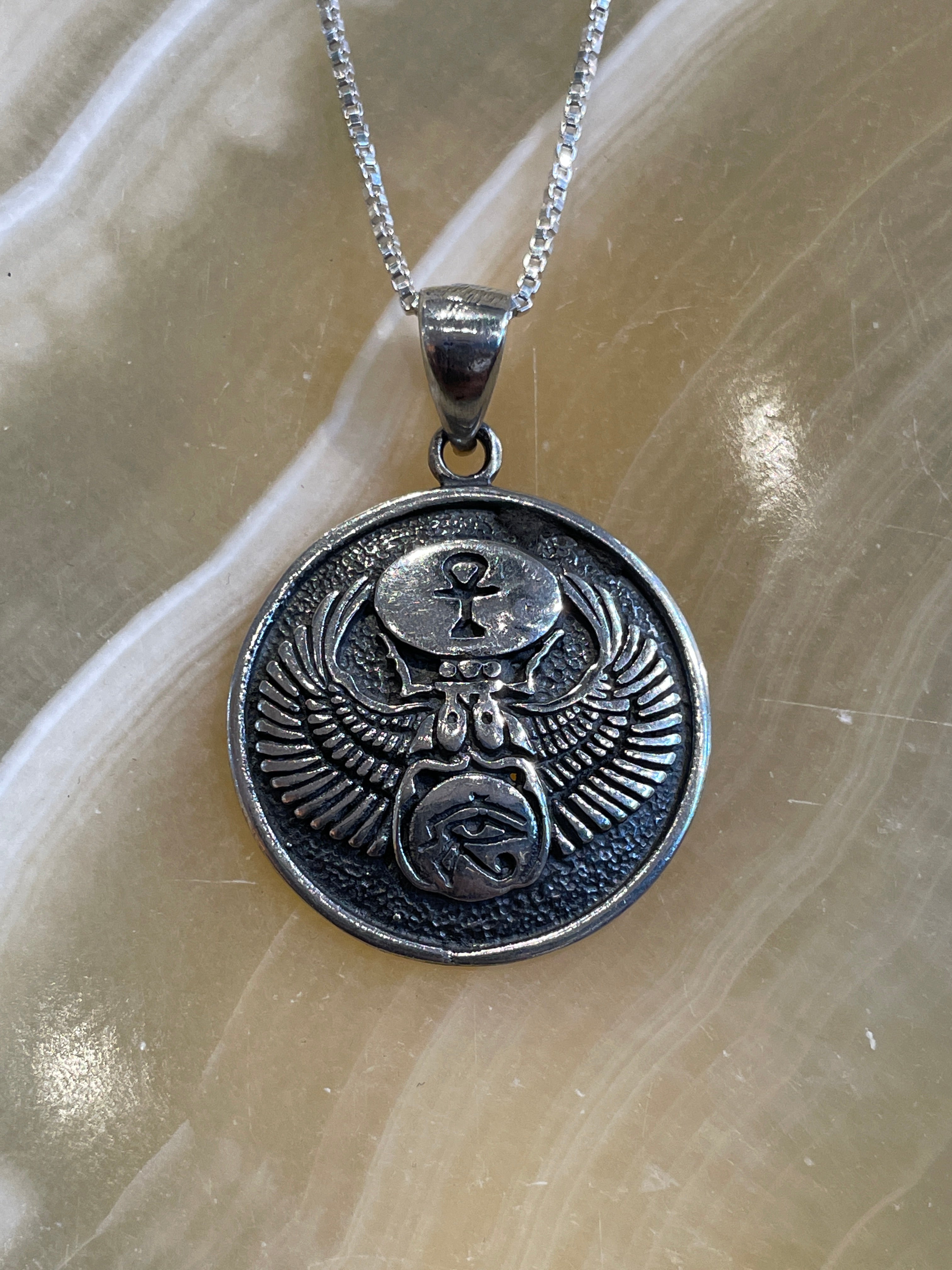 Winged Scarab Pendant