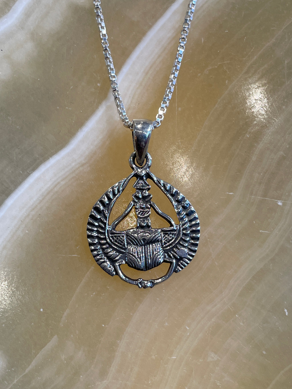 Winged Scarab Pendant