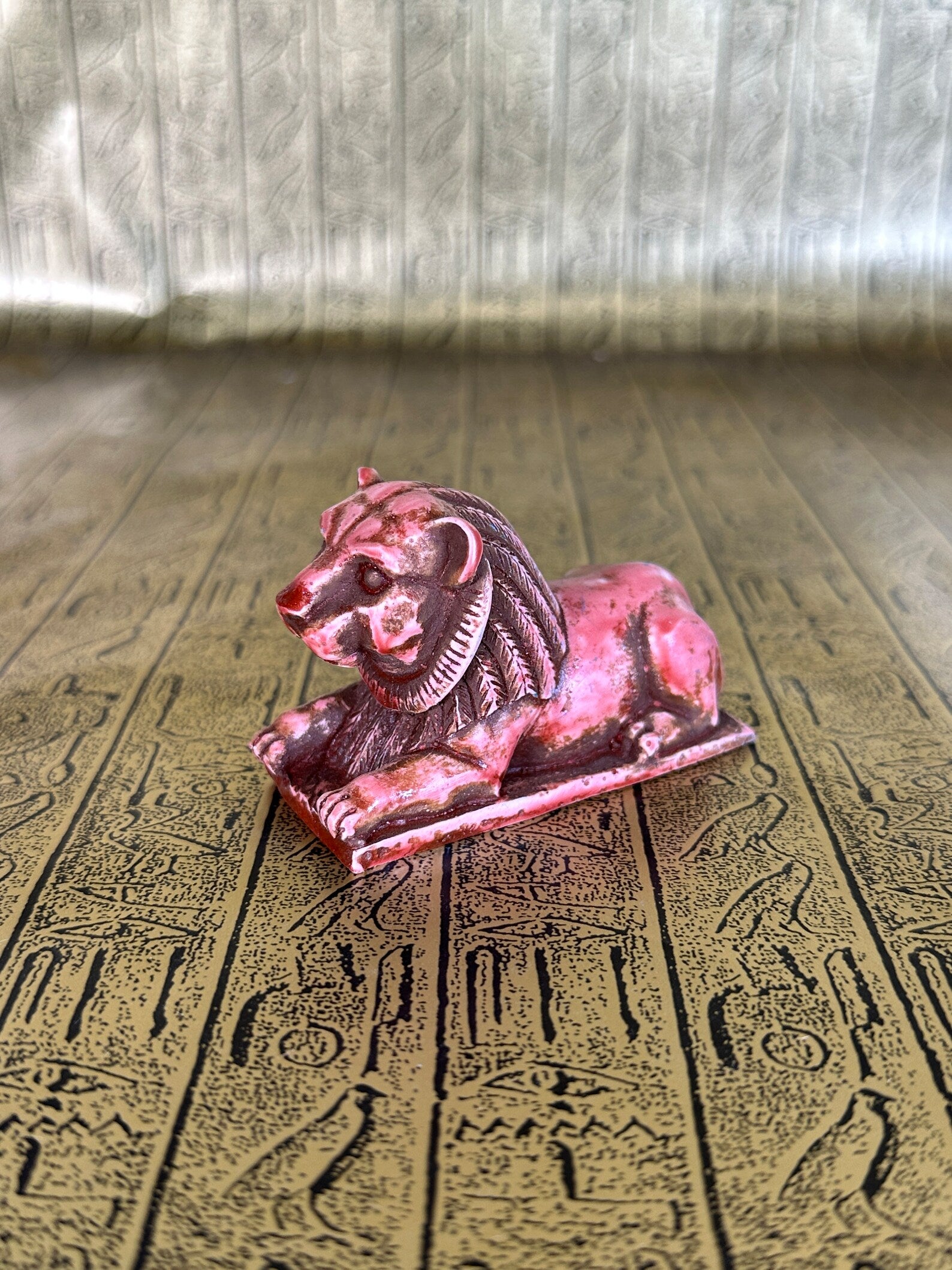 Egyptian Lion Mini Statue