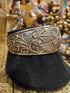 Isis Egyptian Brass Bangle - Adjustable