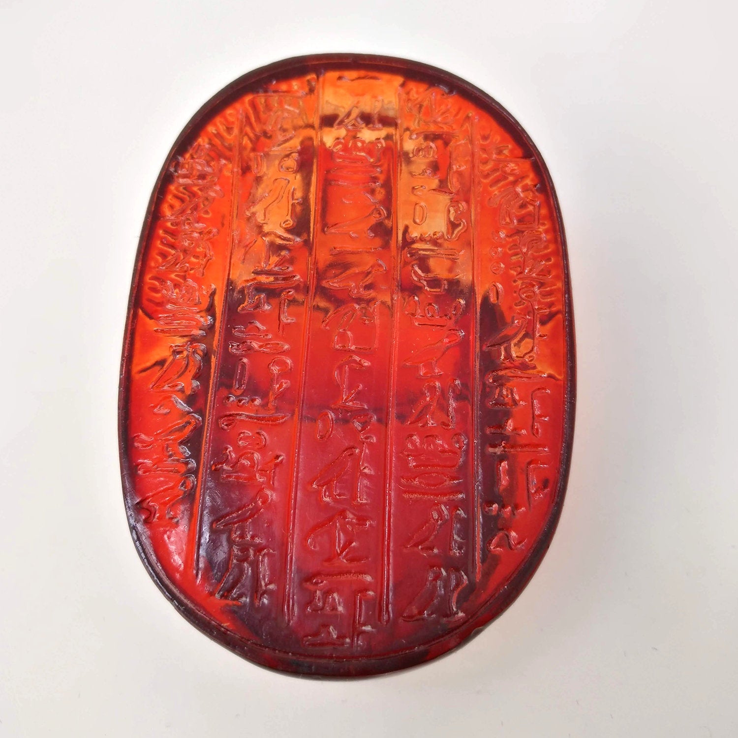 Ruby Red Translucent Scarab Beetle