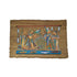 King Tutankamun Fowling on the Nile accompanied by Queen Ankhesenamun on Antiqued Papyrus- 40x60cm