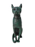 Bronze Bastet Statue - Ancient Egyptian Goddess Bastet Sacred Ankh