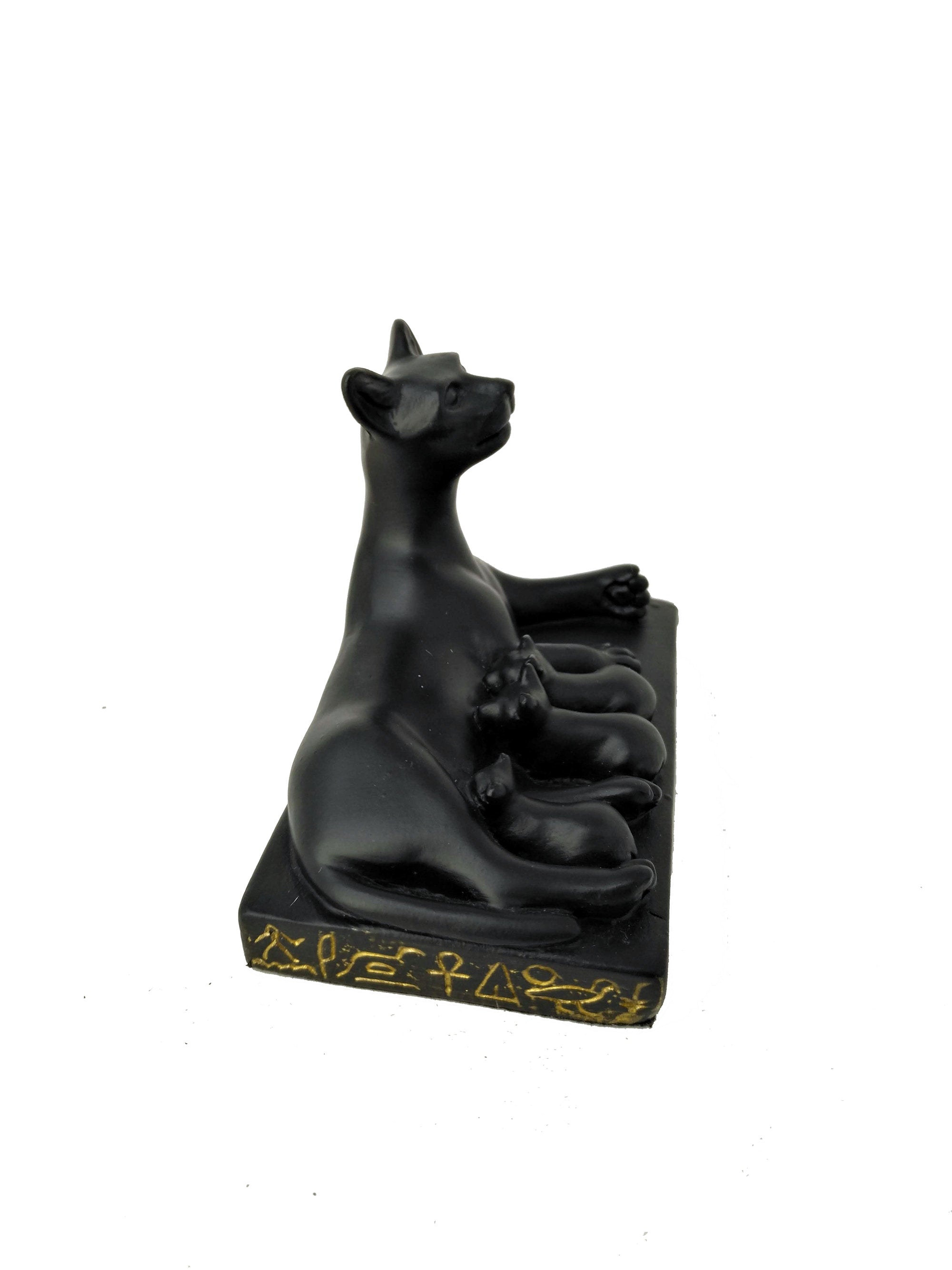 Mother Bastet Nursing Statue