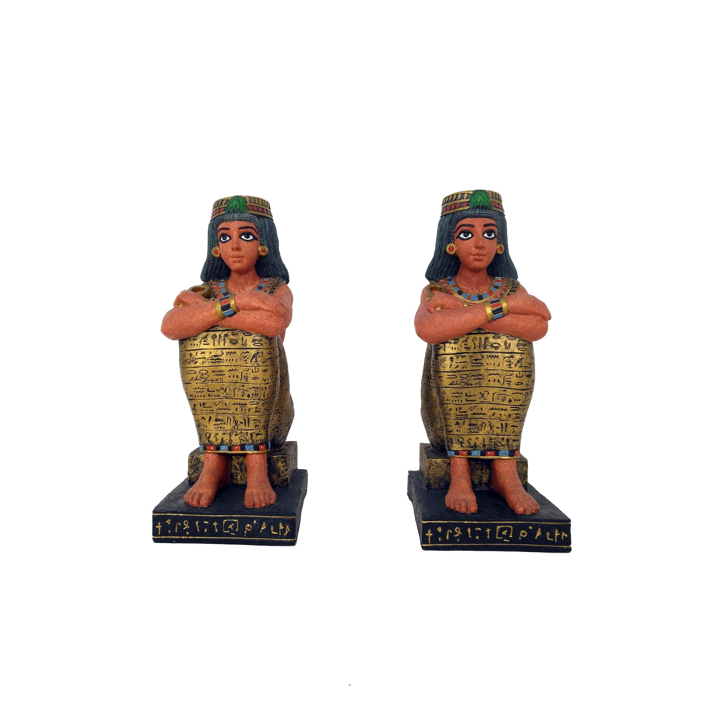 Goddess Isis Kneeling Candleholder