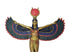 Egyptian Goddess Isis Wall Hanging - Hand-Painted Ancient Egyptian Goddess Isis With Wings Outstretched Wall Plaque - 12 inches / 30cm