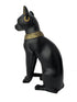 Bastet Statue with Gold Detail - Large