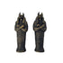 Anubis Sarcophagus With Mummy Box Cast Resin Replica - 3 Pieces