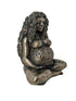 Gaia Mother Earth Goddess Statue - Cold Cast Bronze