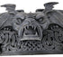 Large Gargoyle Wall Pediment - Hand-Painted Gargoyle Wall Hanging