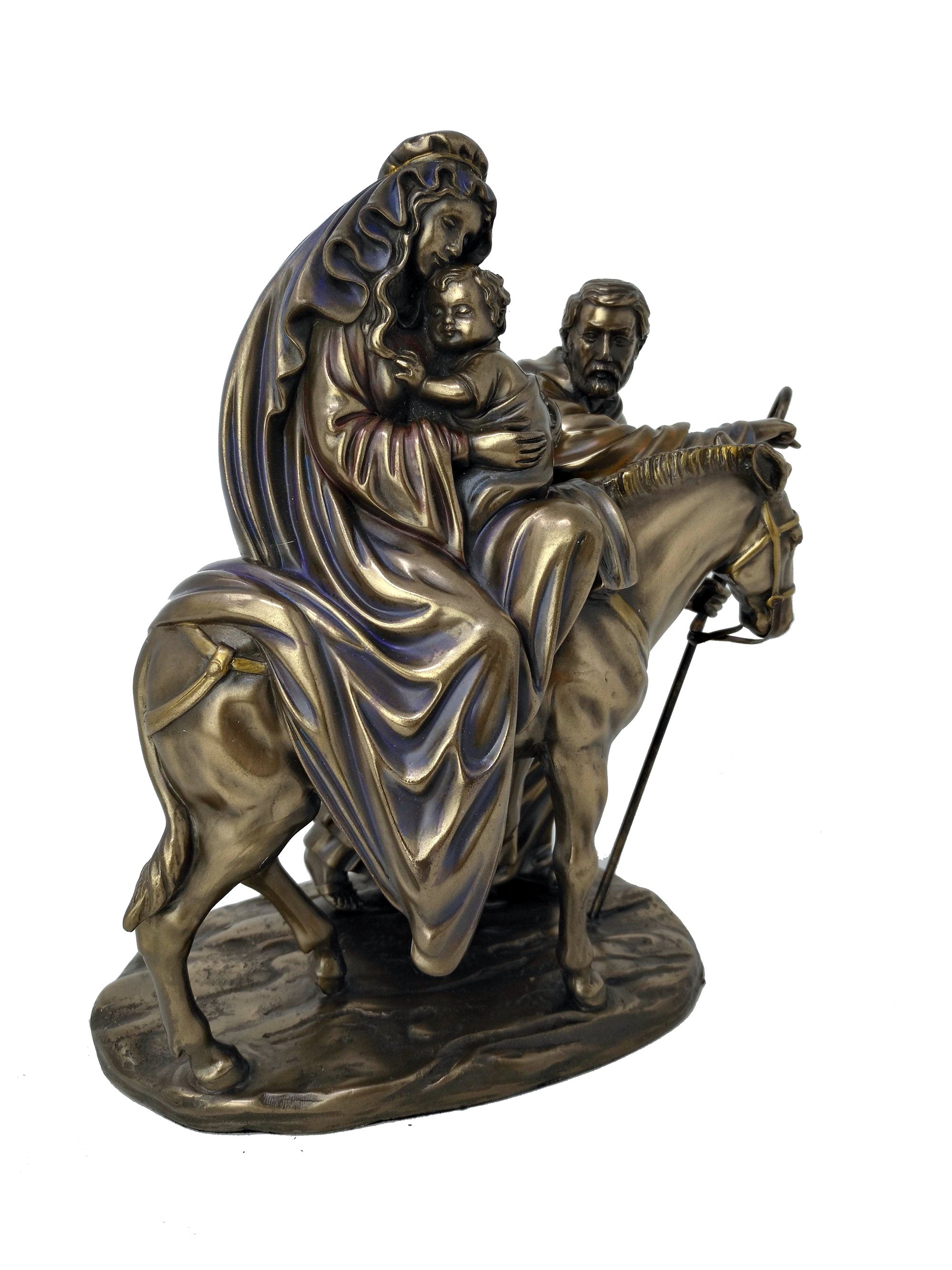 Holy Family Flight Into Egypt Statue